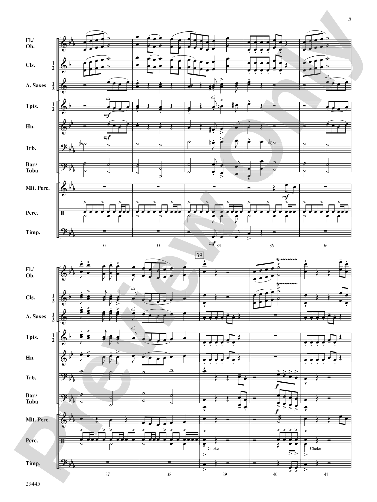 Anthem of Liberty: Concert Band Conductor Score & Parts