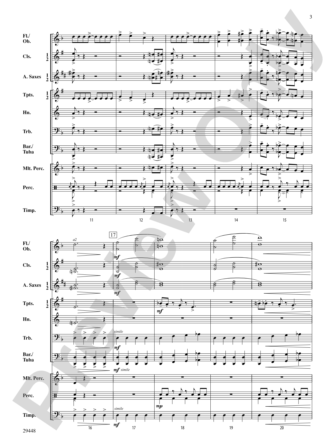 Drive: Concert Band Conductor Score & Parts