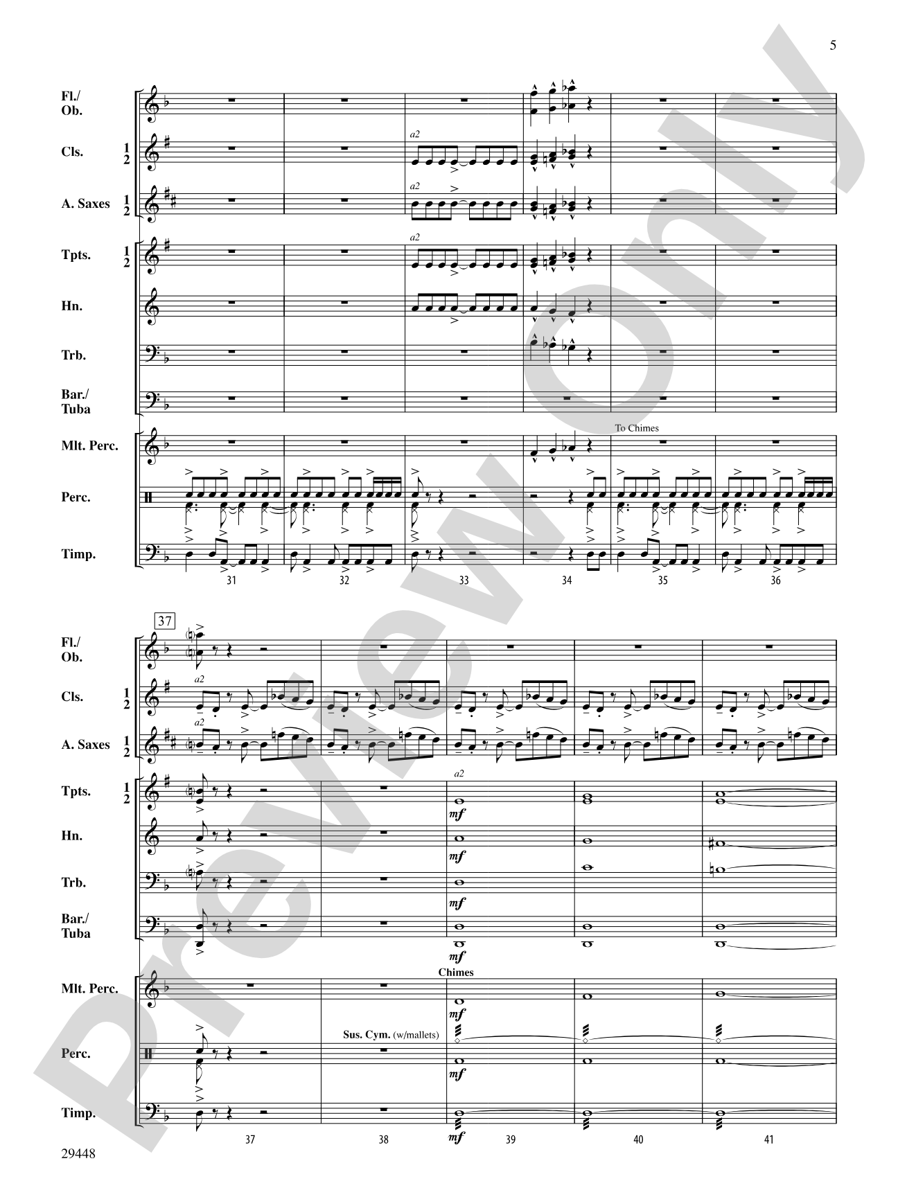 Drive: Concert Band Conductor Score & Parts
