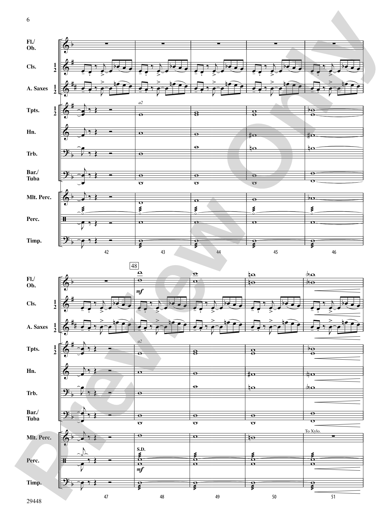Drive: Concert Band Conductor Score & Parts