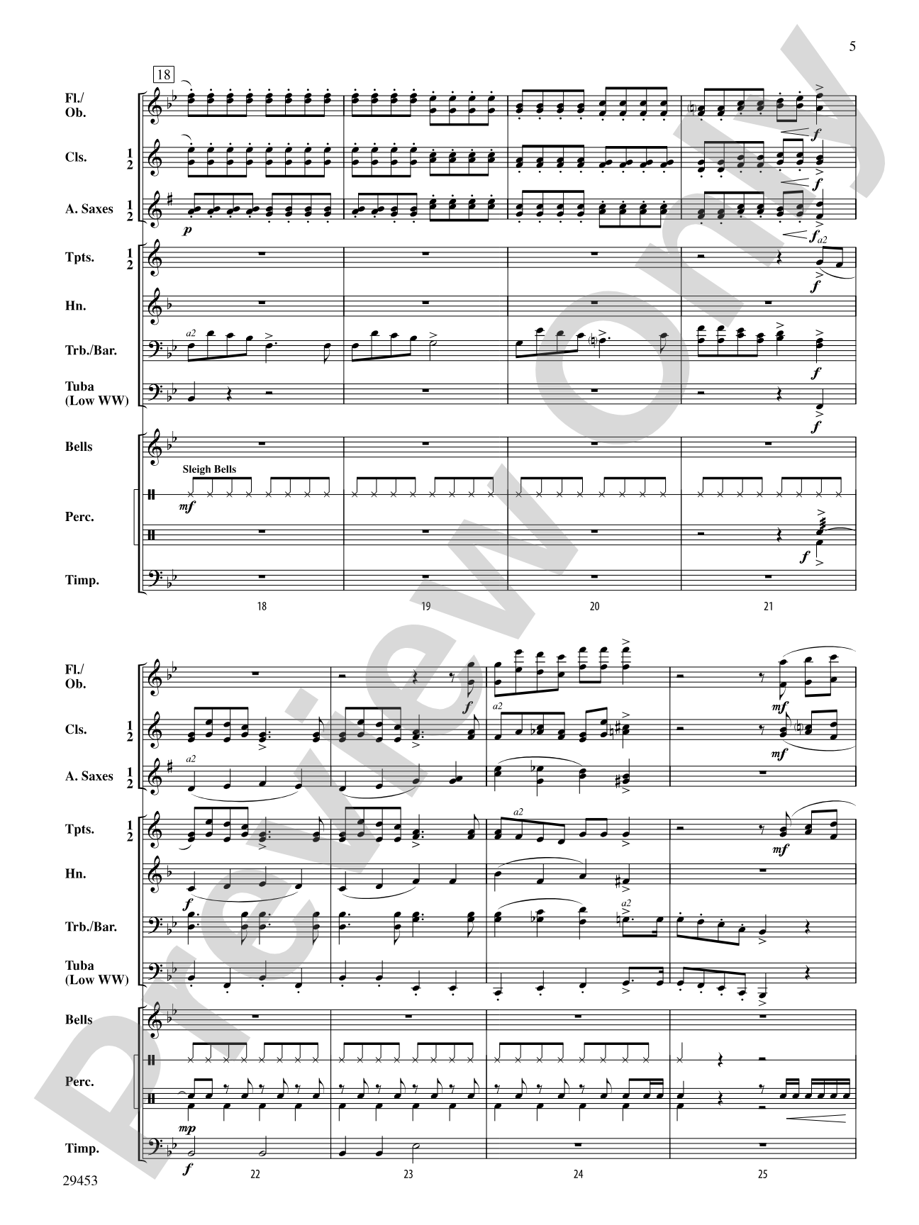 Holidays on Parade: Concert Band Conductor Score & Parts