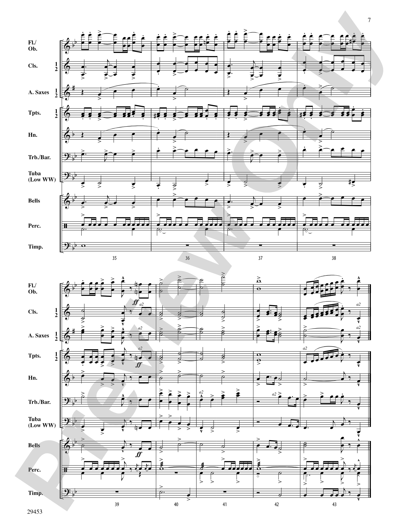 Holidays on Parade: Concert Band Conductor Score & Parts