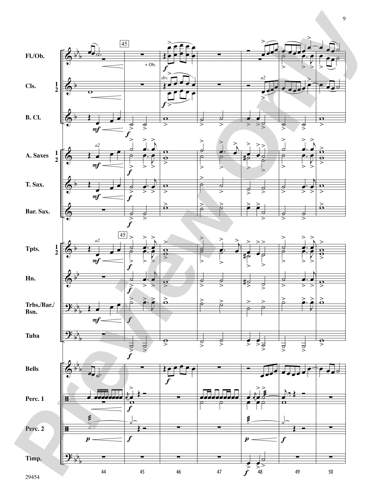 The Dragon's Lair: Concert Band Conductor Score & Parts