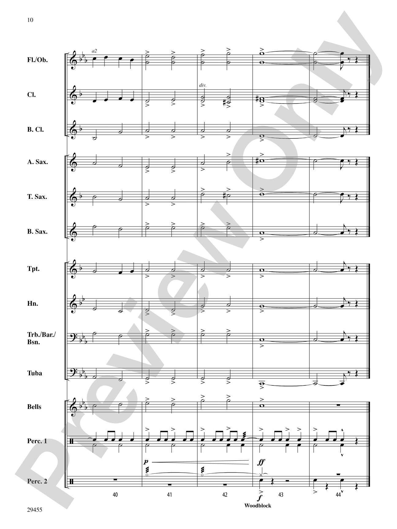 Seafarer's Hymn: Concert Band Conductor Score & Parts