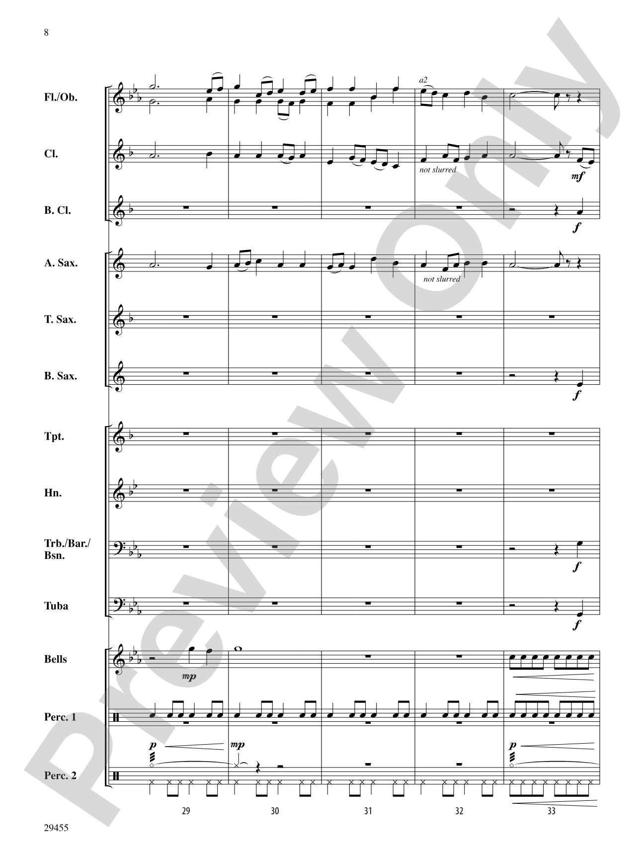 Seafarer's Hymn: Concert Band Conductor Score & Parts