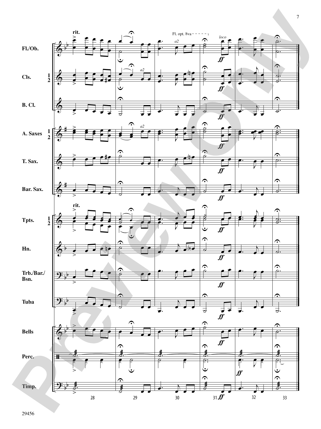 The Star-Spangled Banner: Concert Band Conductor Score & Parts