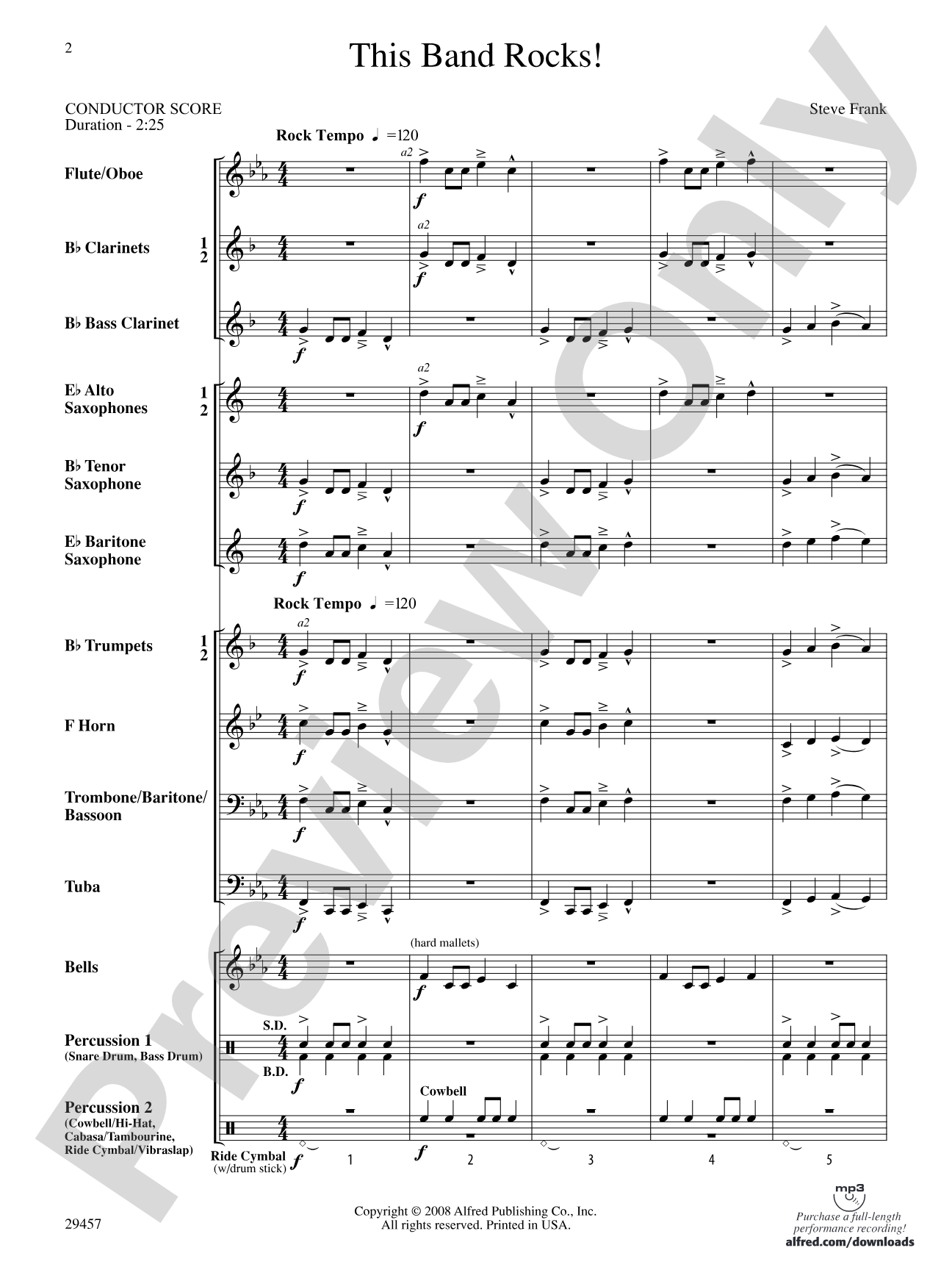 This Band Rocks!: Concert Band Conductor Score & Parts