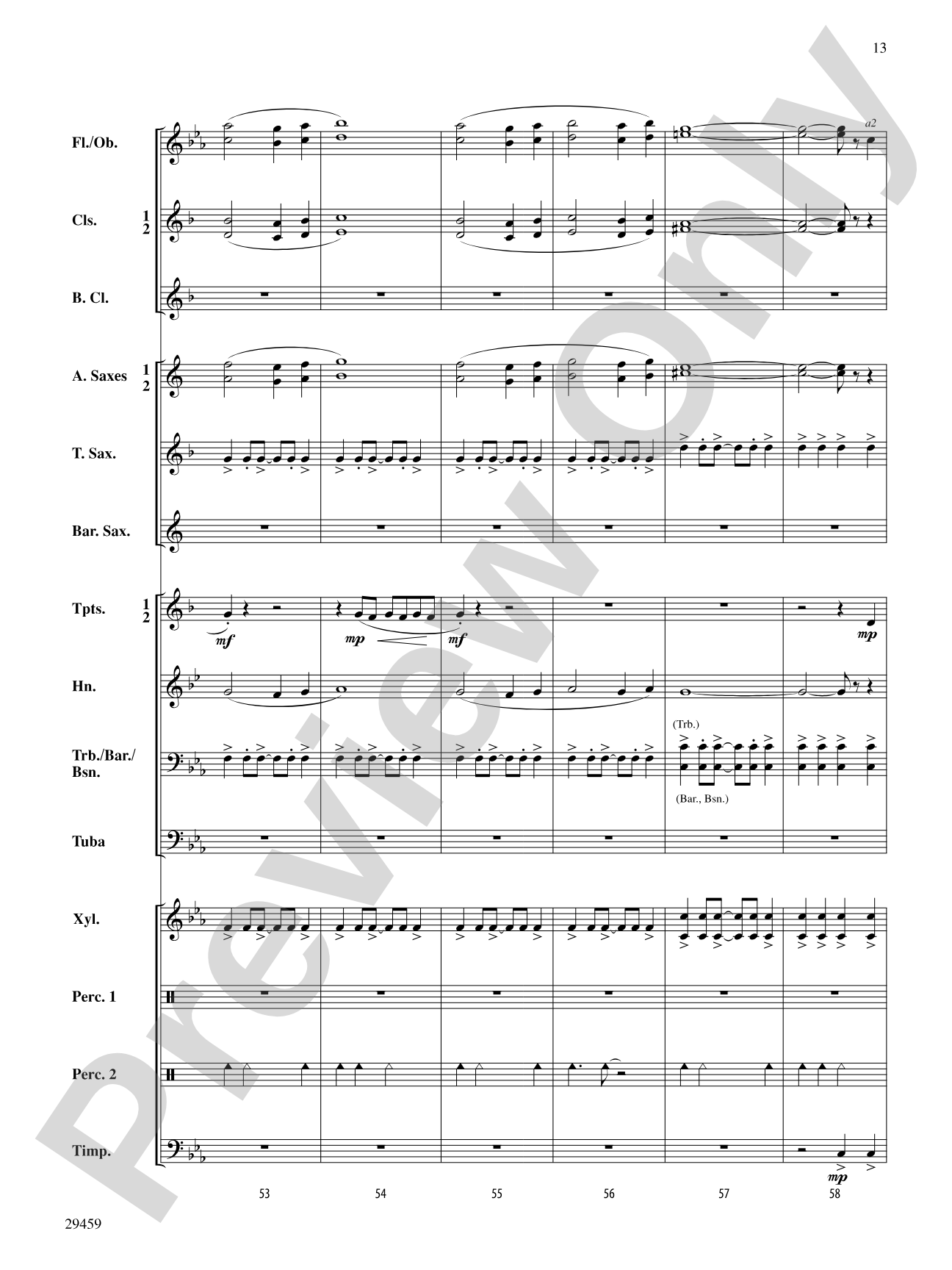 Conundrum: Concert Band Conductor Score & Parts