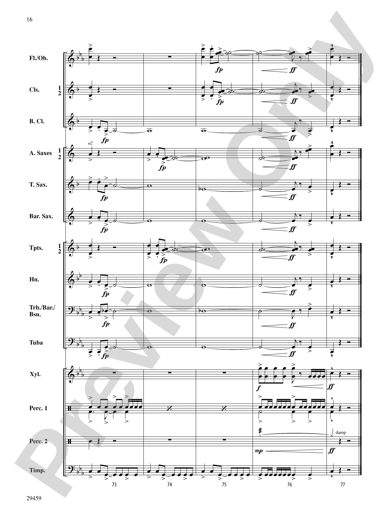 Conundrum: Concert Band Conductor Score & Parts