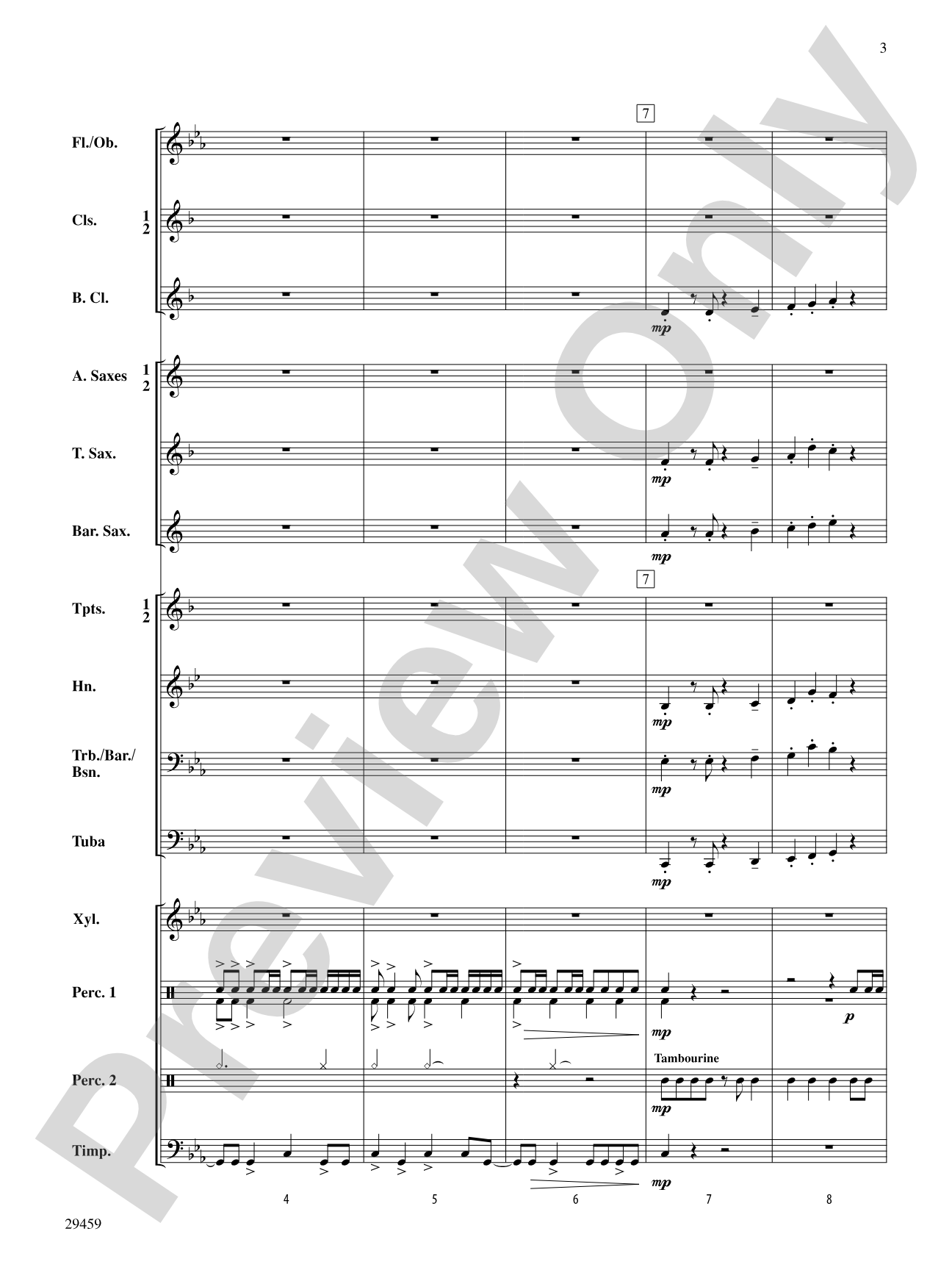 Conundrum: Concert Band Conductor Score & Parts