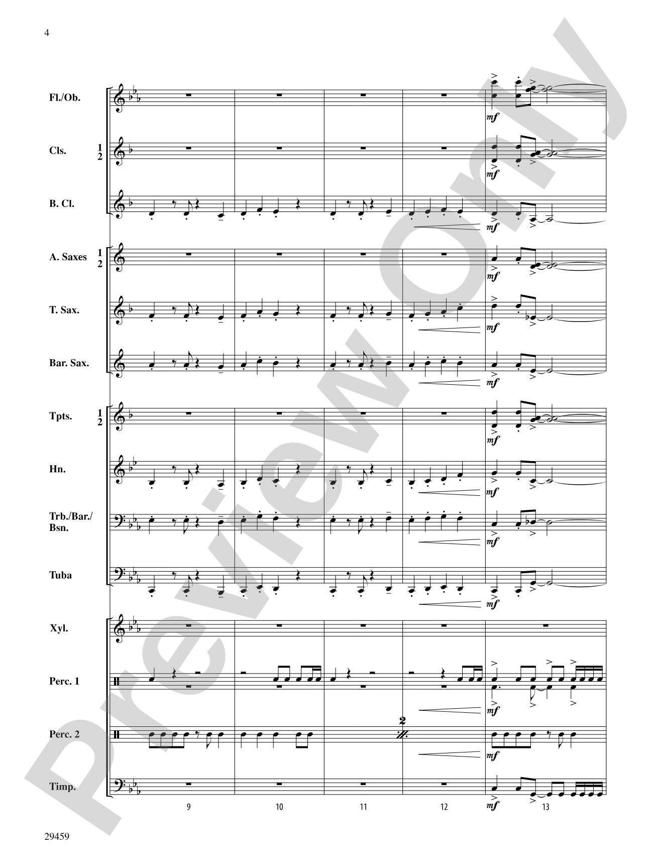 Conundrum: Concert Band Conductor Score & Parts