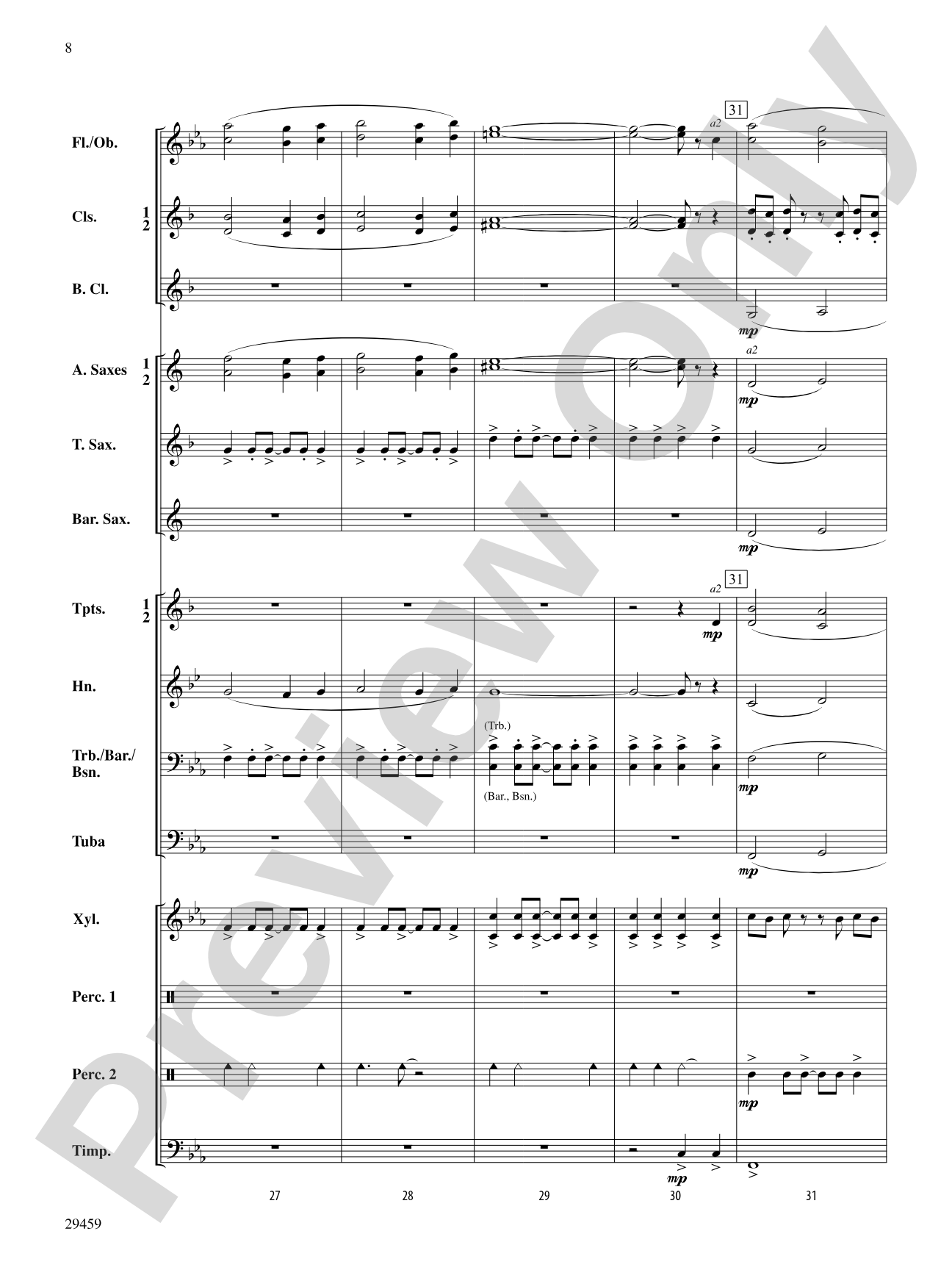 Conundrum: Concert Band Conductor Score & Parts