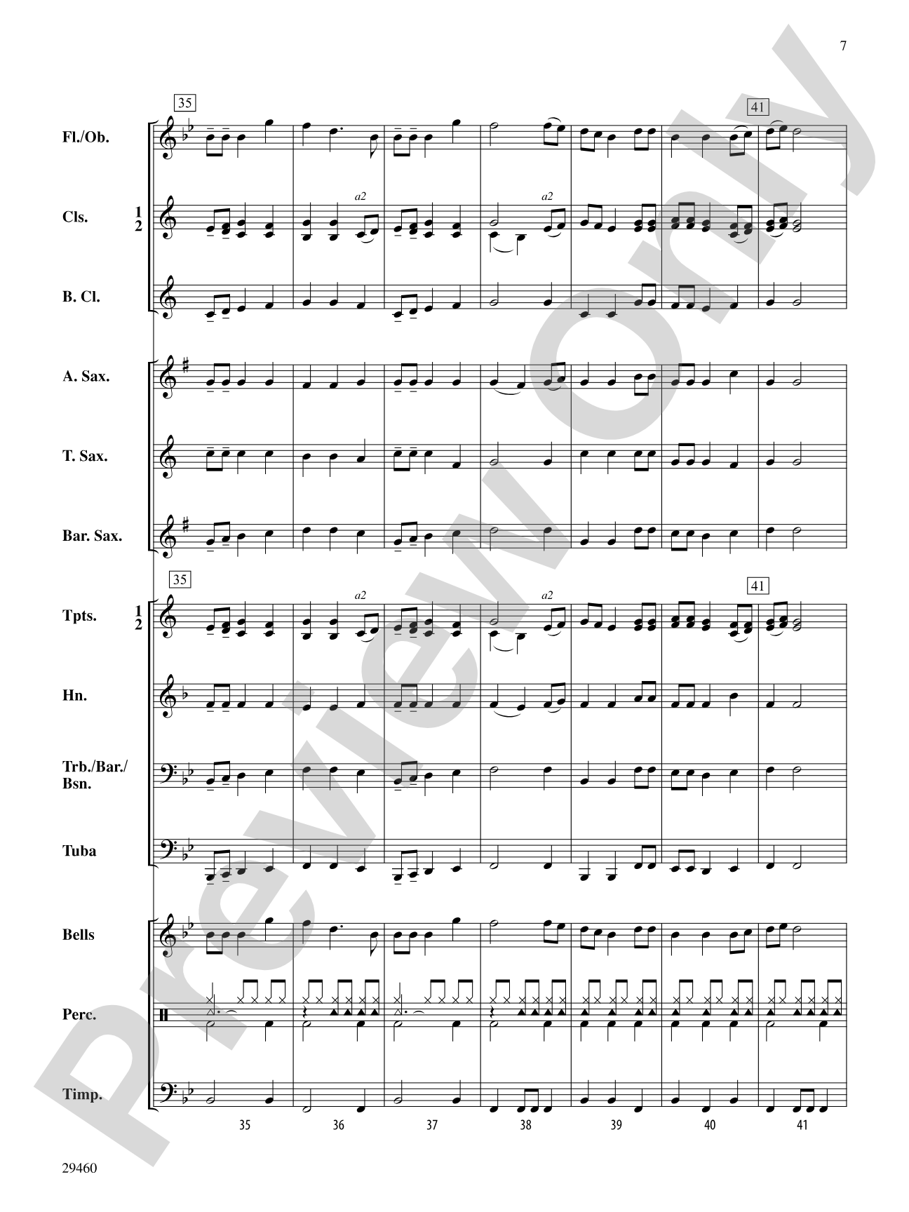 The Holly and the Ivy: Concert Band Conductor Score & Parts