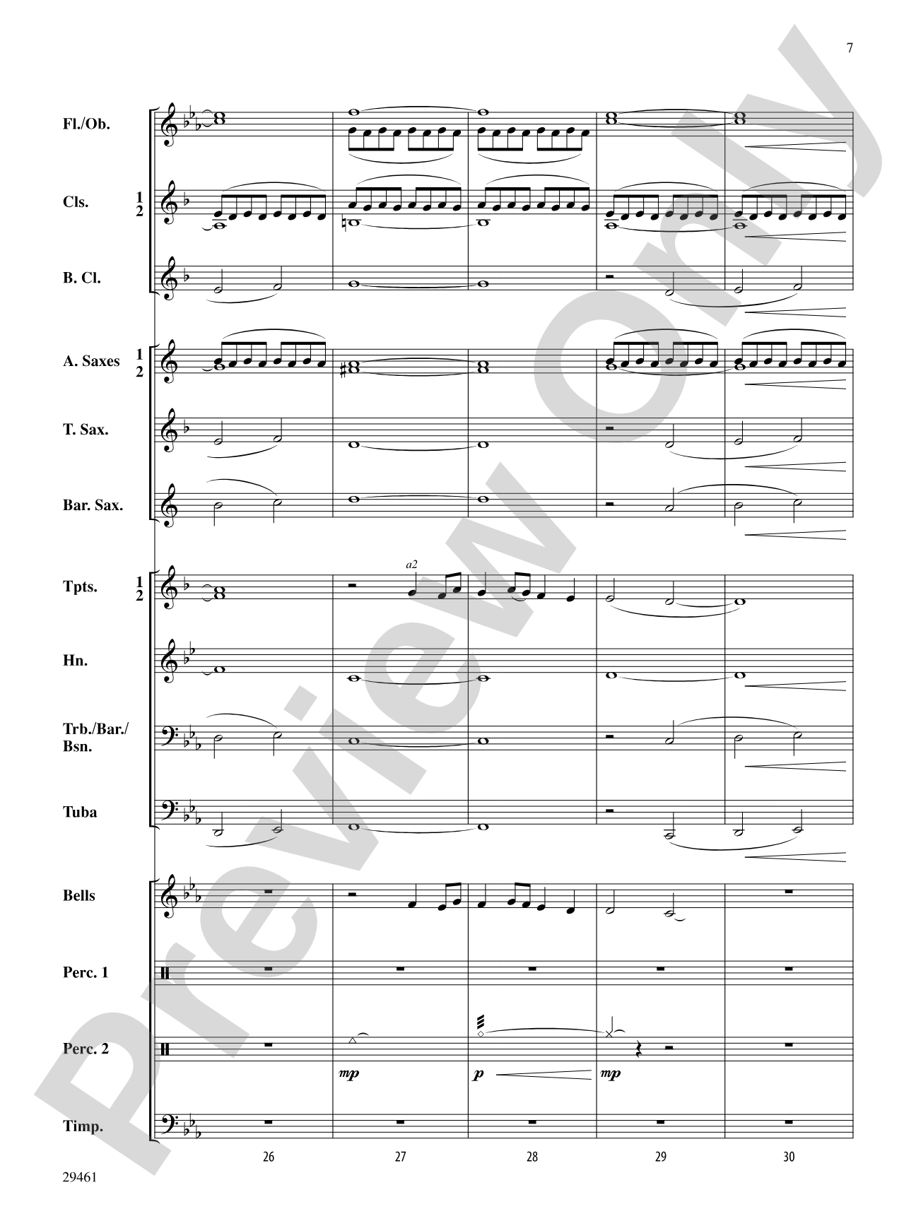 Quasars: Concert Band Conductor Score & Parts