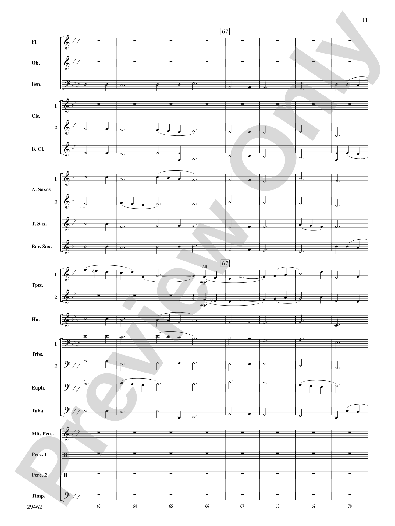 Fantasy on an Early American Marching Tune: Concert Band Conductor Score & Parts