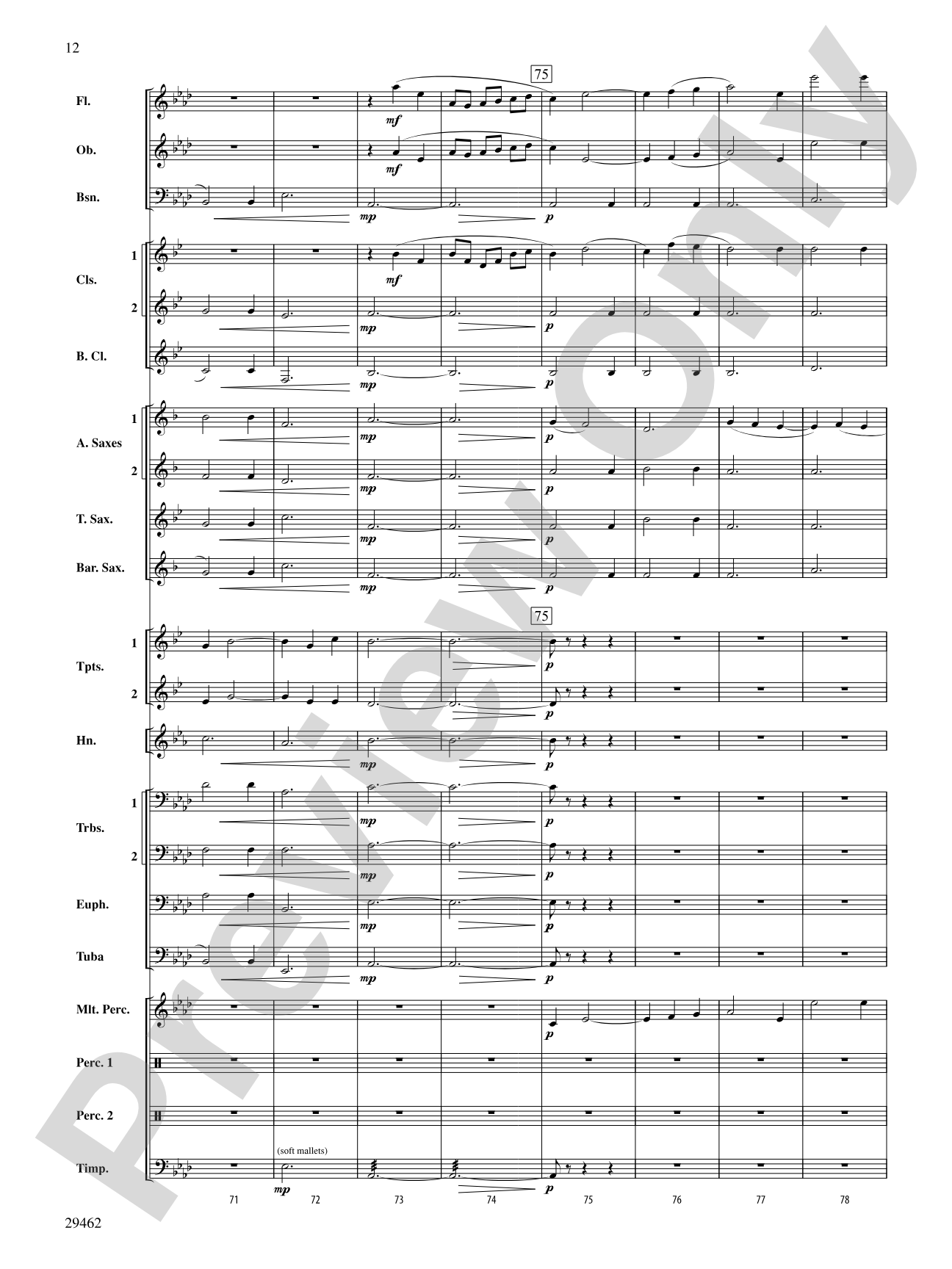 Fantasy on an Early American Marching Tune: Concert Band Conductor Score & Parts