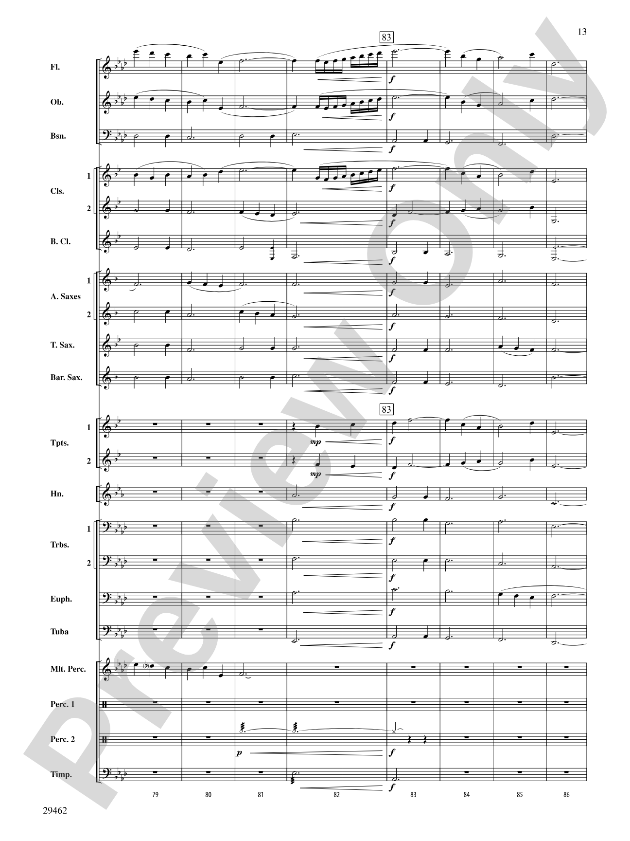 Fantasy on an Early American Marching Tune: Concert Band Conductor Score & Parts