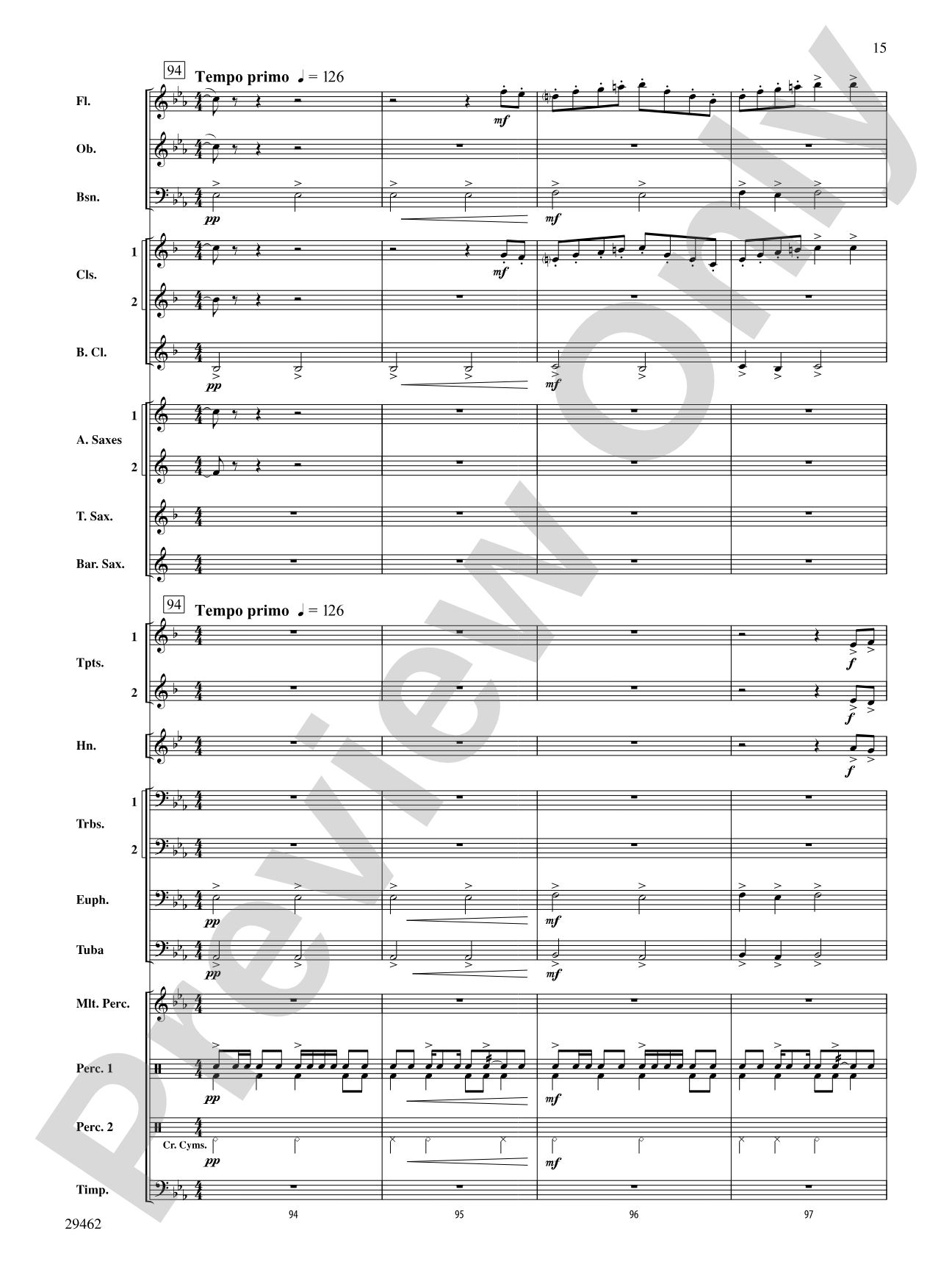Fantasy on an Early American Marching Tune: Concert Band Conductor Score & Parts