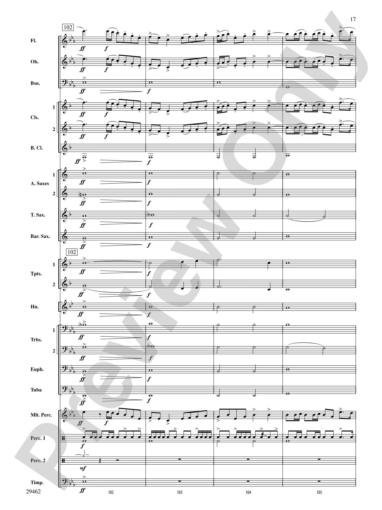 Fantasy on an Early American Marching Tune: Concert Band Conductor Score & Parts