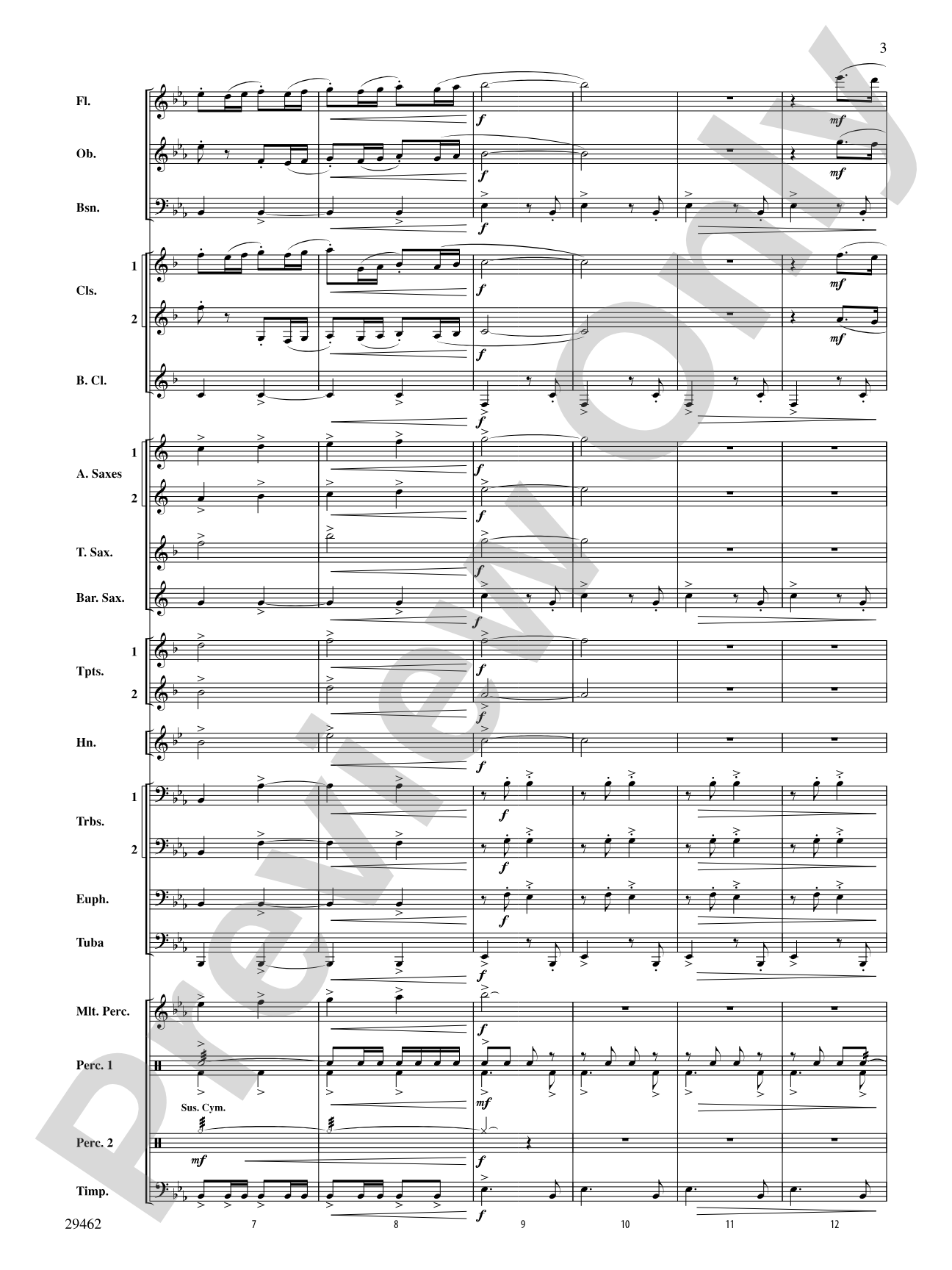 Fantasy on an Early American Marching Tune: Concert Band Conductor Score & Parts