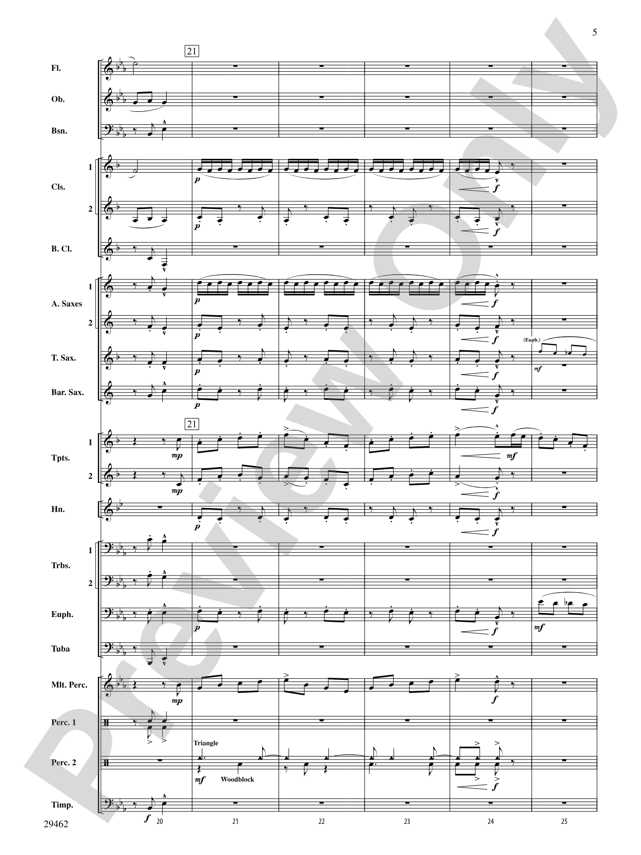 Fantasy on an Early American Marching Tune: Concert Band Conductor Score & Parts