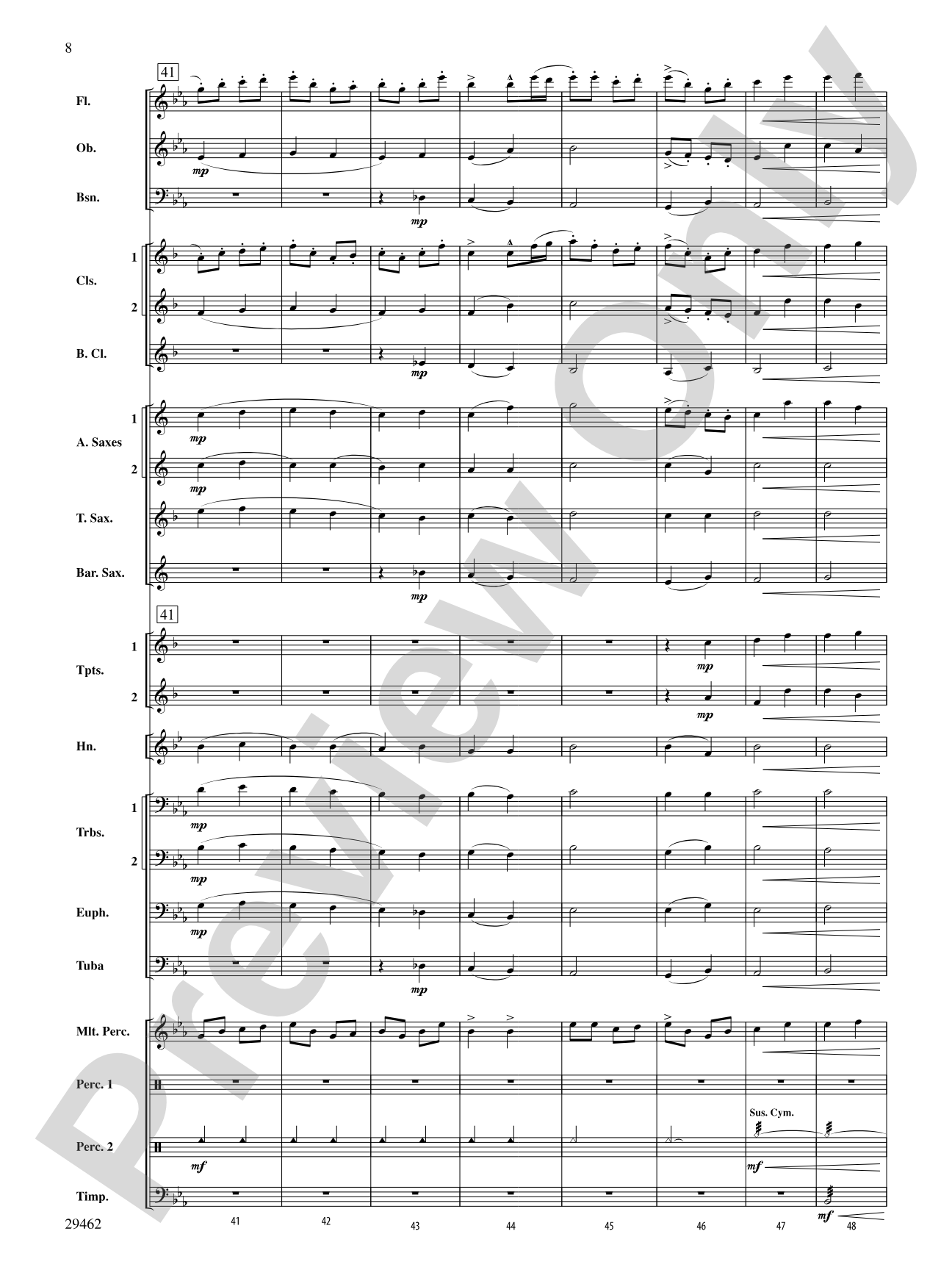 Fantasy on an Early American Marching Tune: Concert Band Conductor Score & Parts