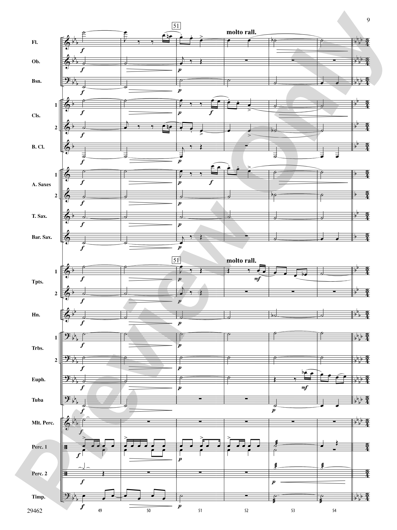 Fantasy on an Early American Marching Tune: Concert Band Conductor Score & Parts