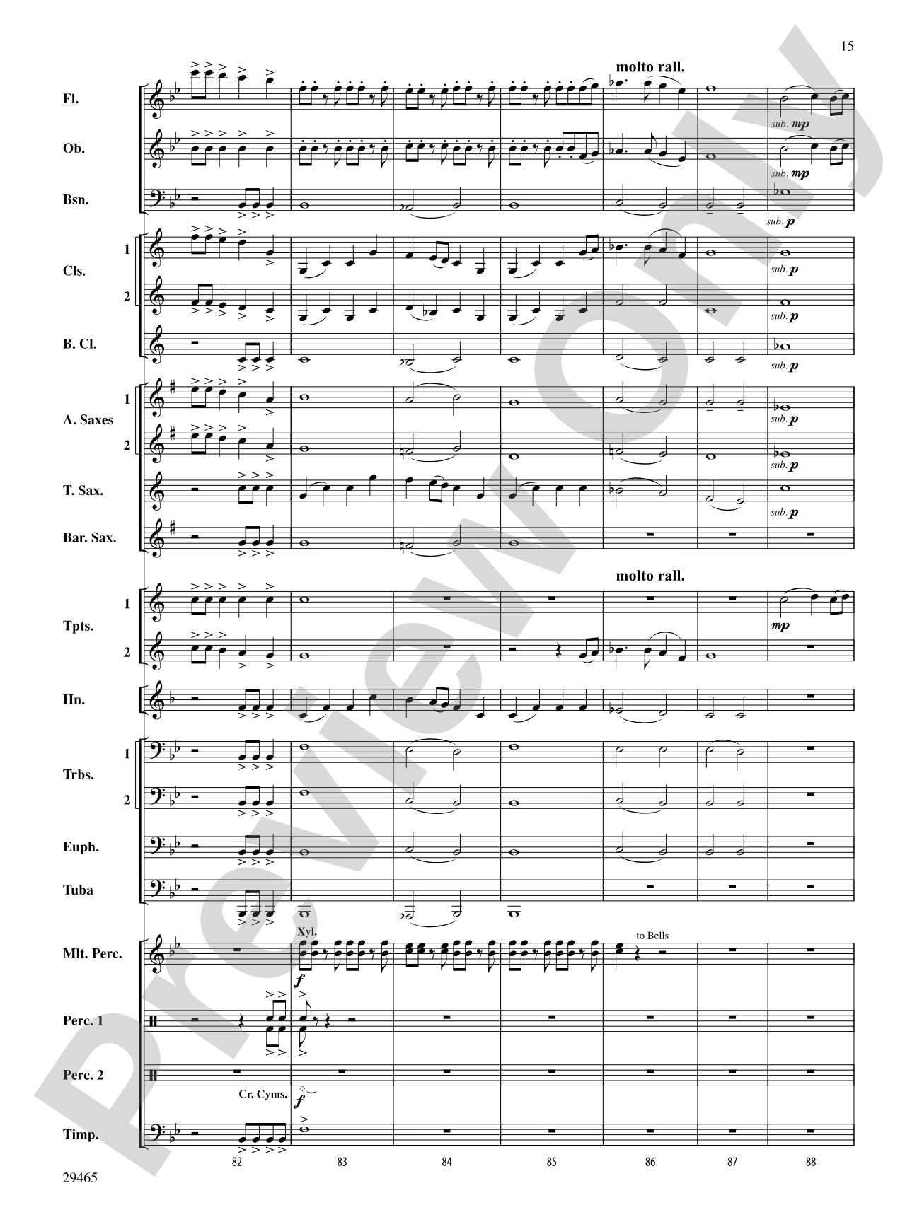 Thrill Ride: Concert Band Conductor Score & Parts