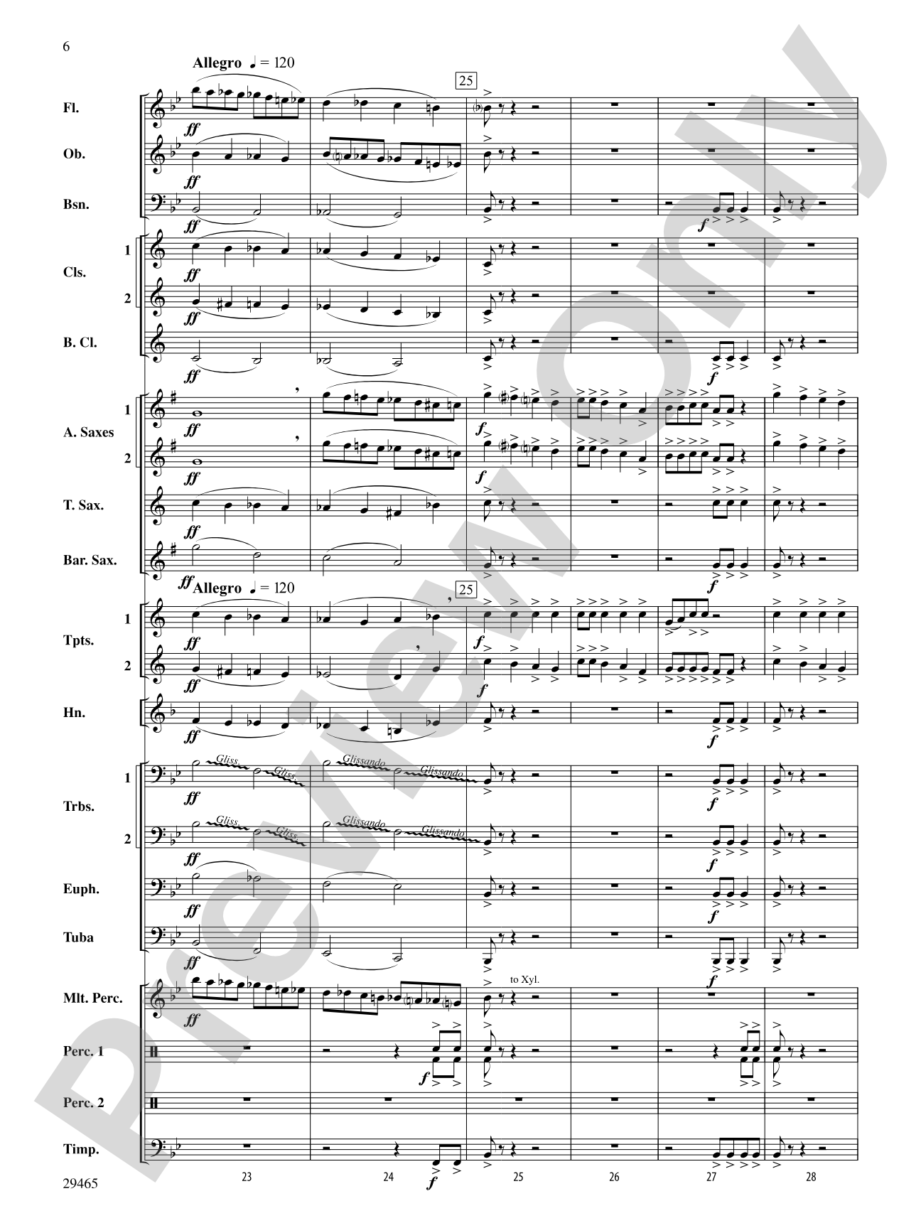Thrill Ride: Concert Band Conductor Score & Parts