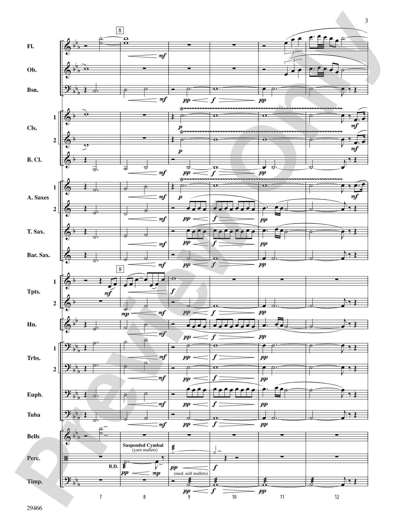 Appalachian Morning: Concert Band Conductor Score & Parts