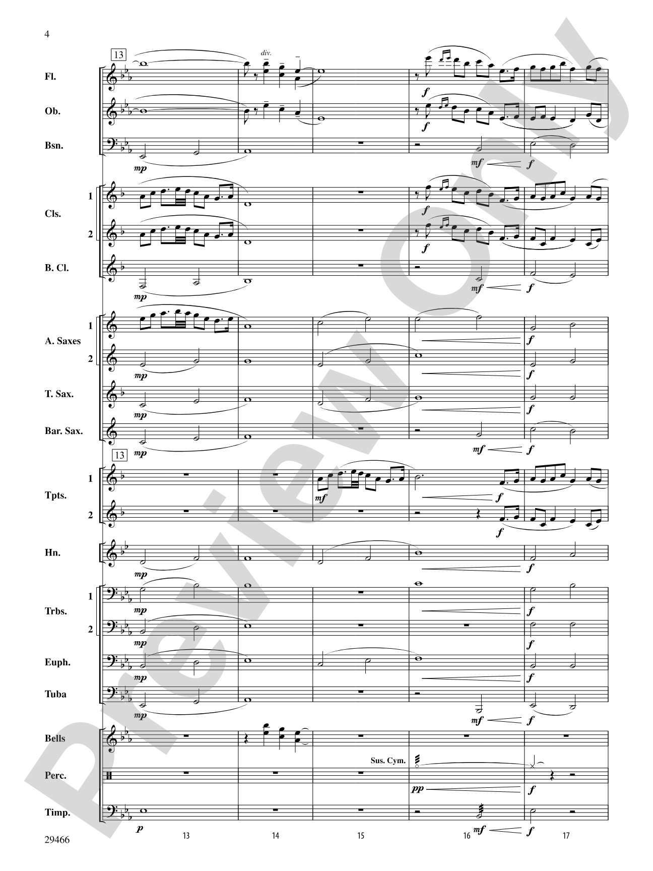 Appalachian Morning: Concert Band Conductor Score & Parts