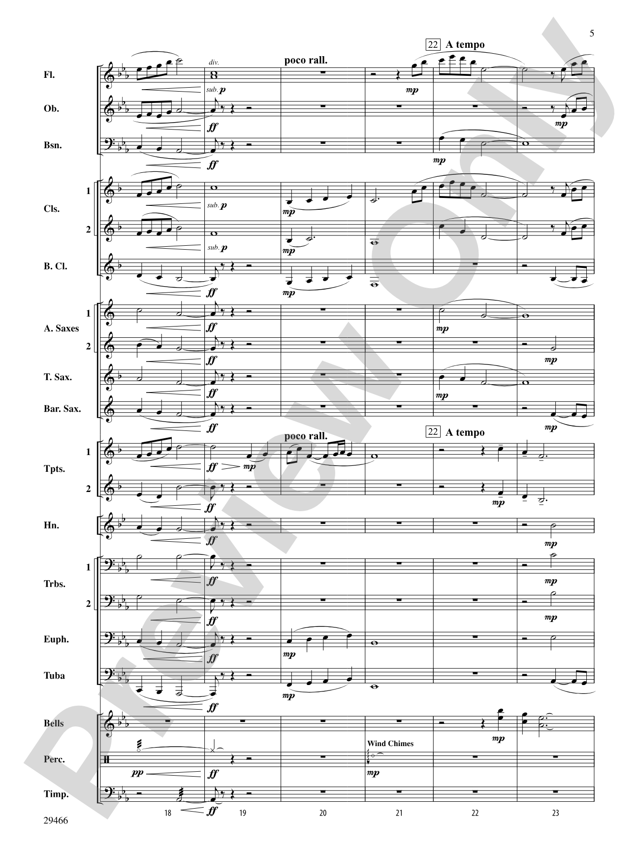 Appalachian Morning: Concert Band Conductor Score & Parts