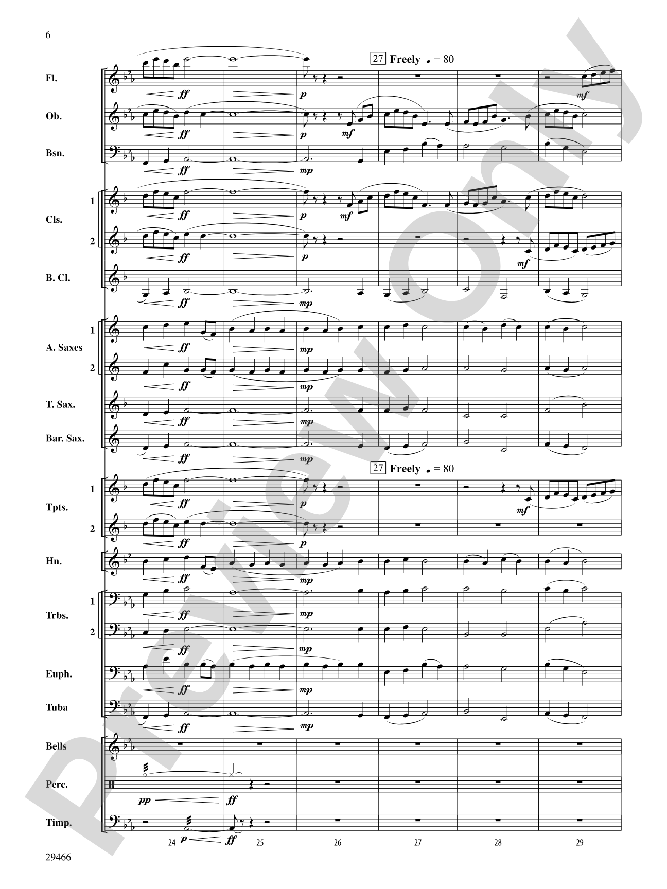 Appalachian Morning: Concert Band Conductor Score & Parts