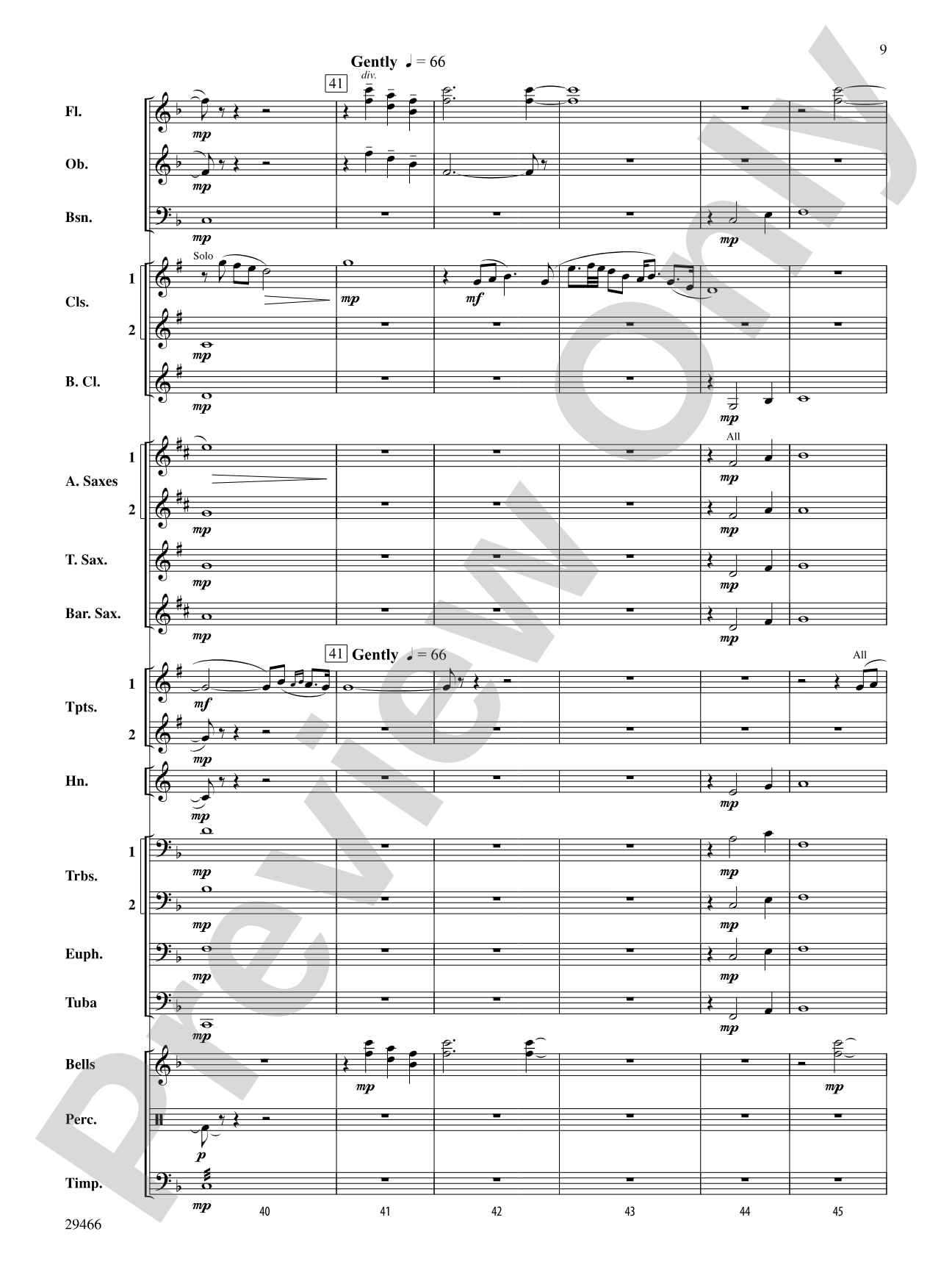 Appalachian Morning: Concert Band Conductor Score & Parts