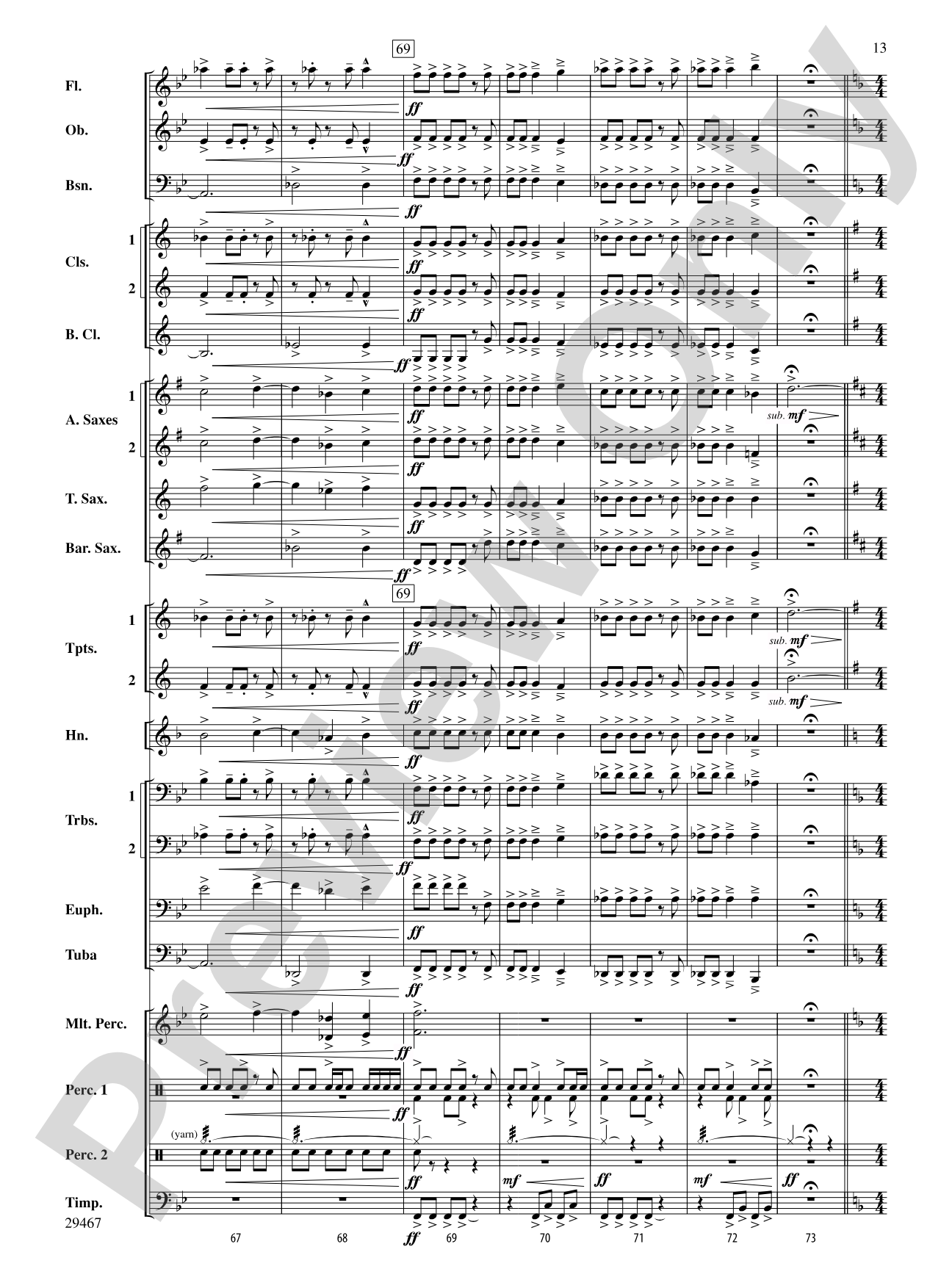 Synergies: Concert Band Conductor Score & Parts