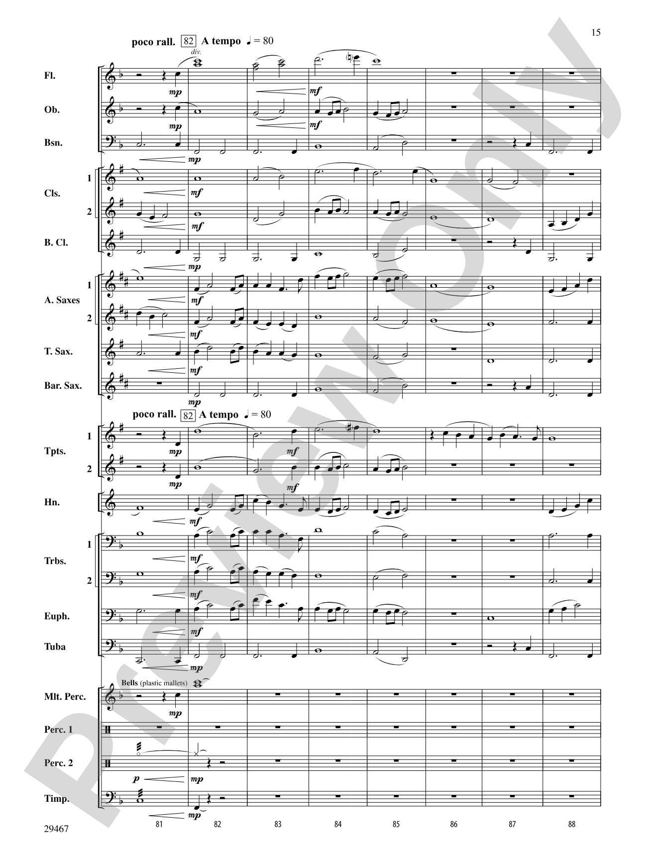Synergies: Concert Band Conductor Score & Parts
