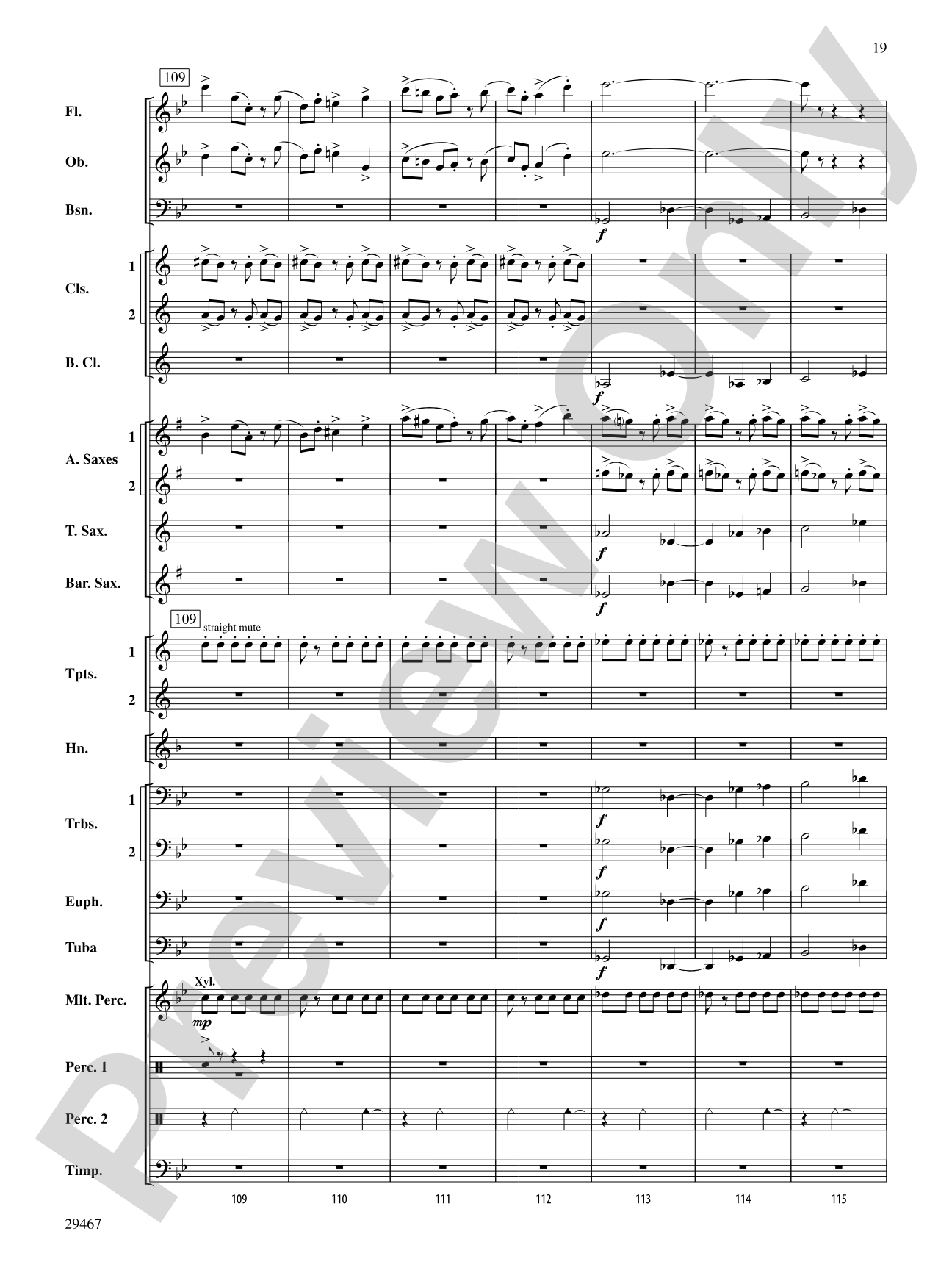 Synergies: Concert Band Conductor Score & Parts