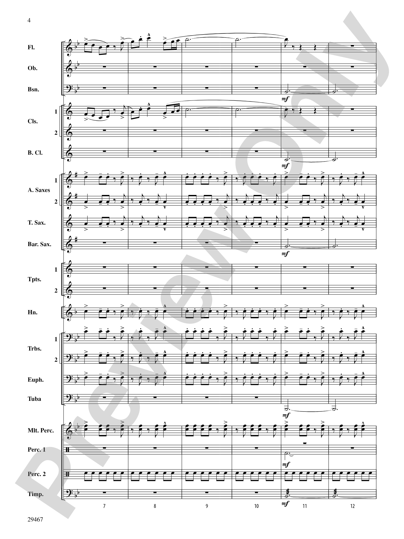 Synergies: Concert Band Conductor Score & Parts