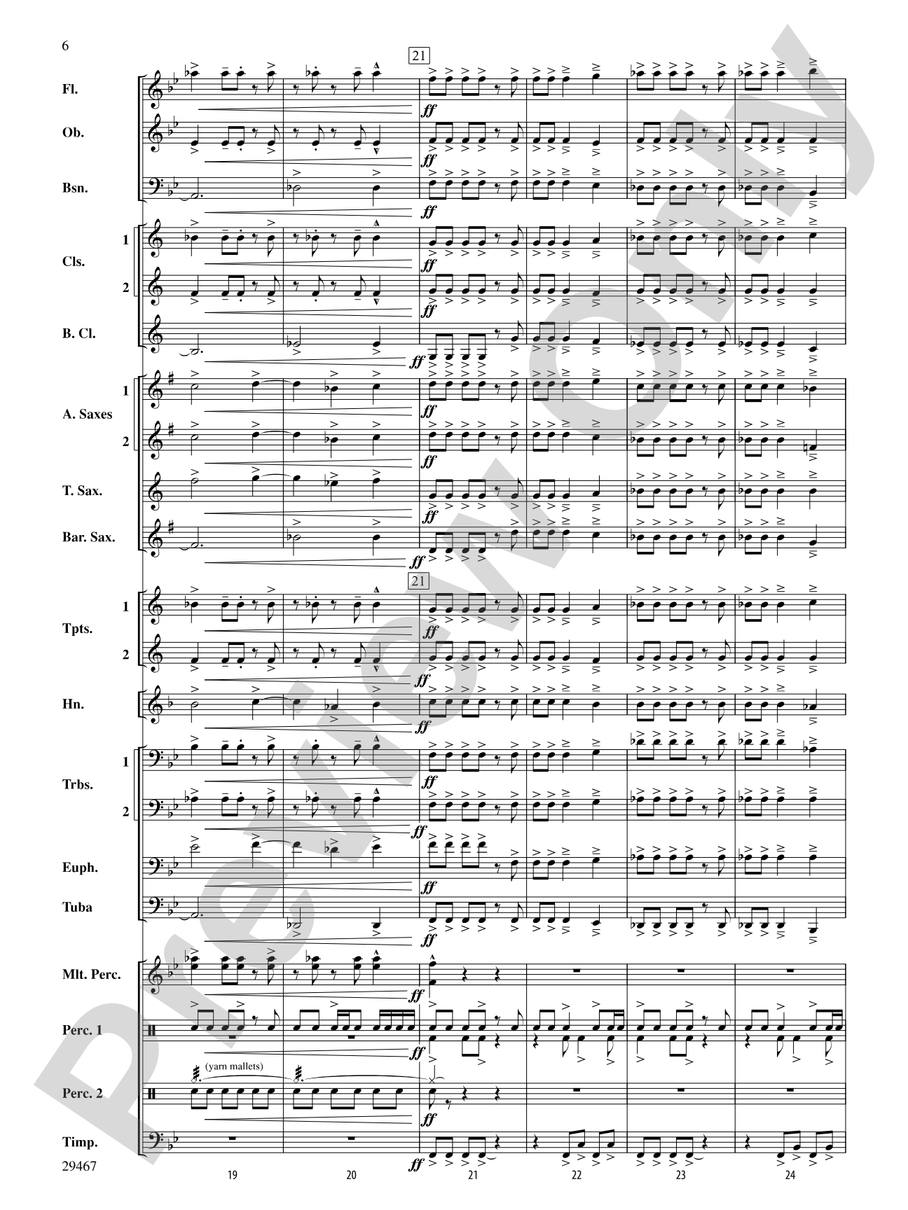 Synergies: Concert Band Conductor Score & Parts