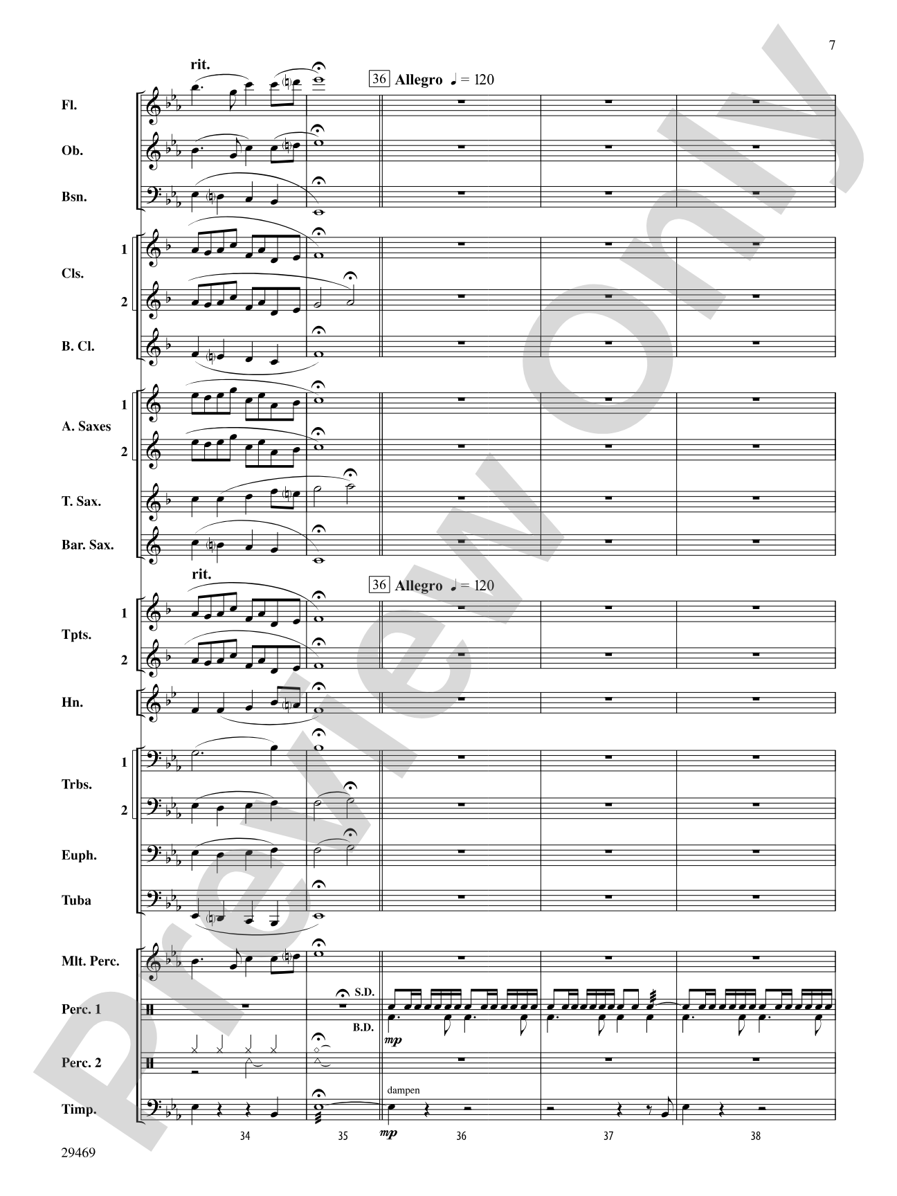 We Will Remember: Concert Band Conductor Score & Parts