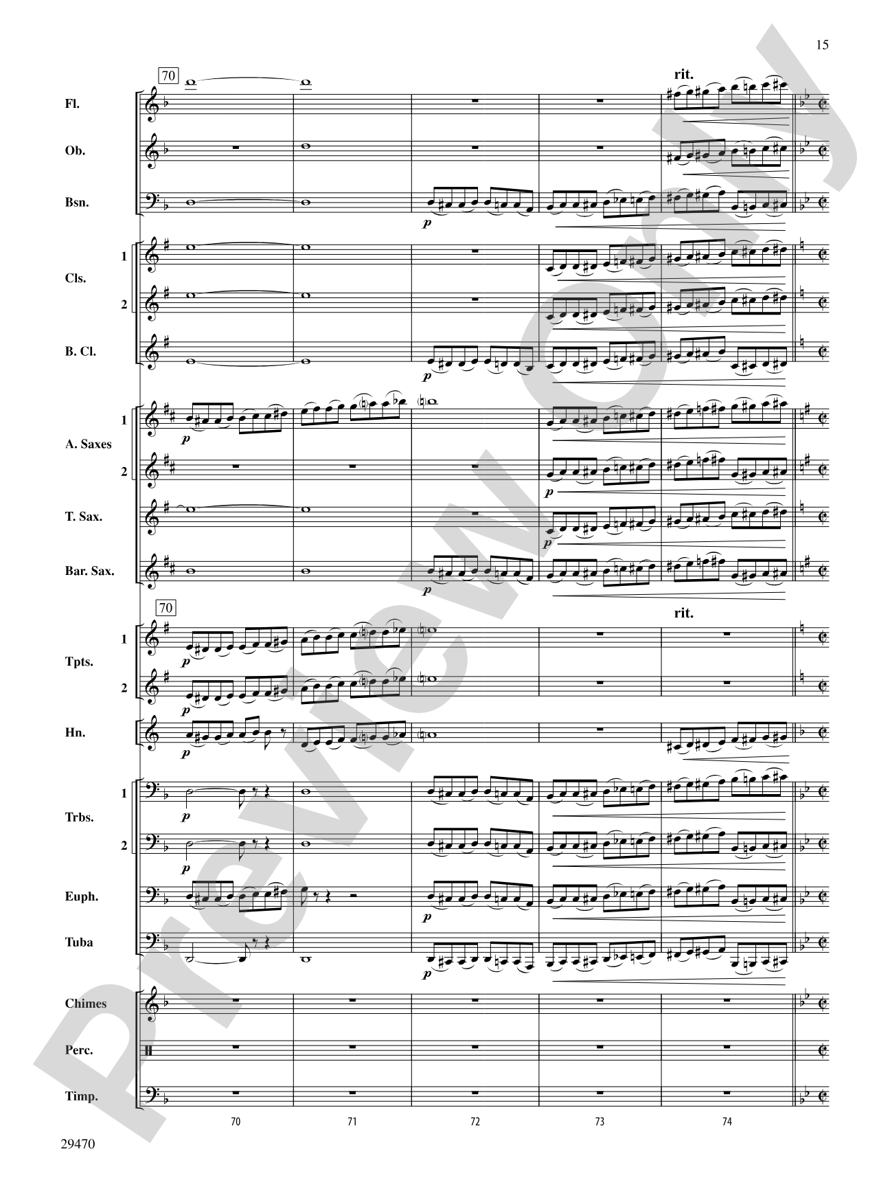 Mussorgsky!: Concert Band Conductor Score & Parts
