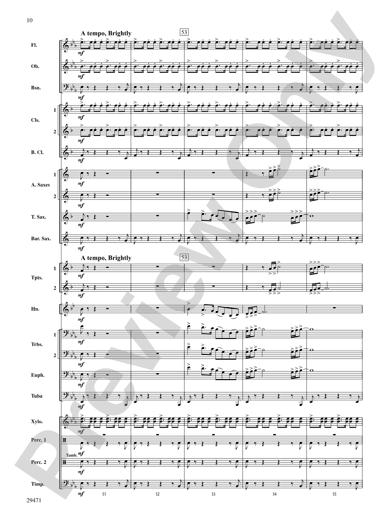 Kensington Square: Concert Band Conductor Score & Parts