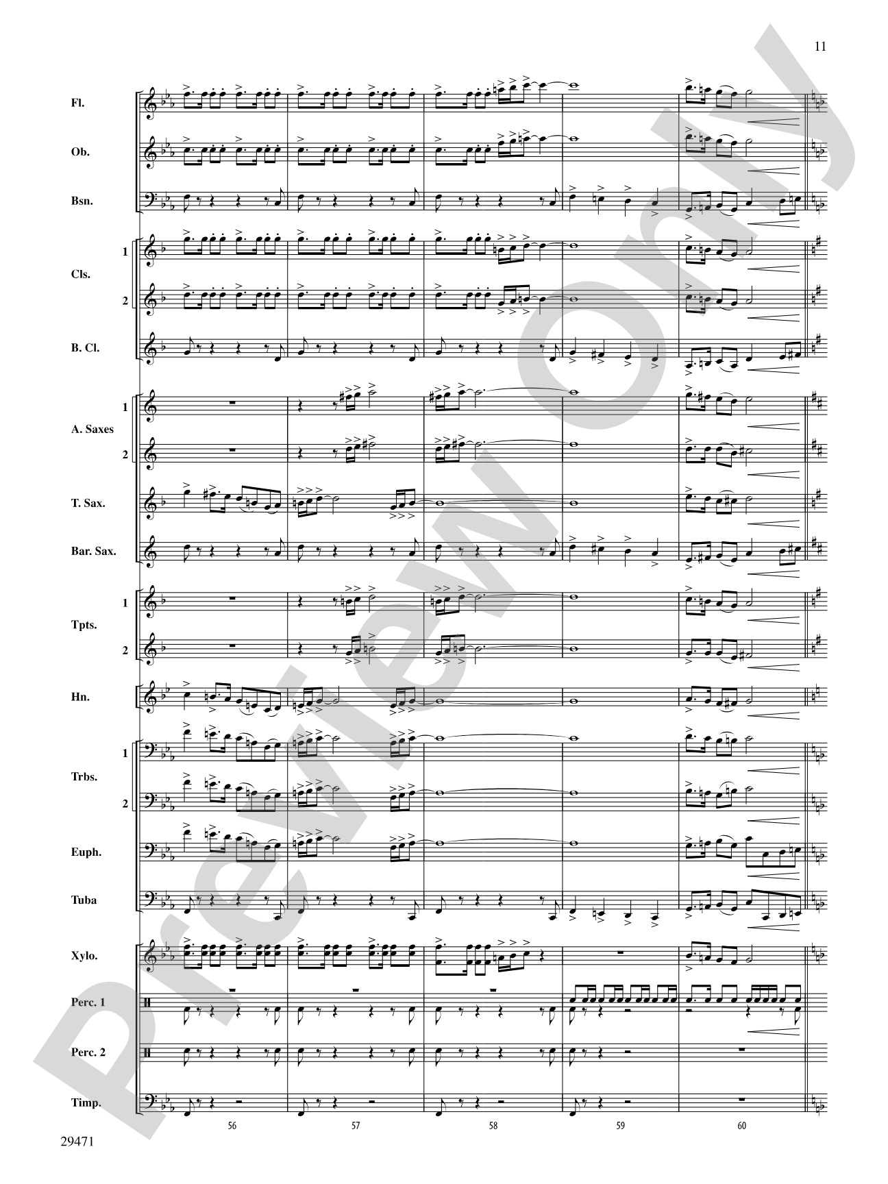 Kensington Square: Concert Band Conductor Score & Parts