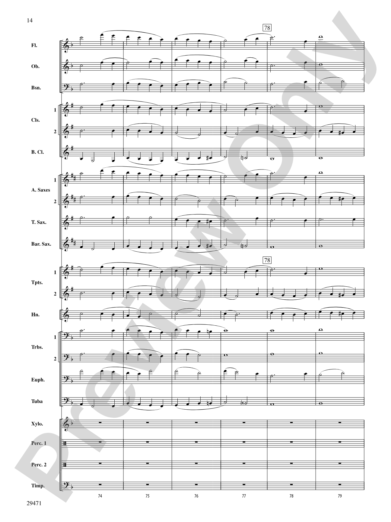 Kensington Square: Concert Band Conductor Score & Parts