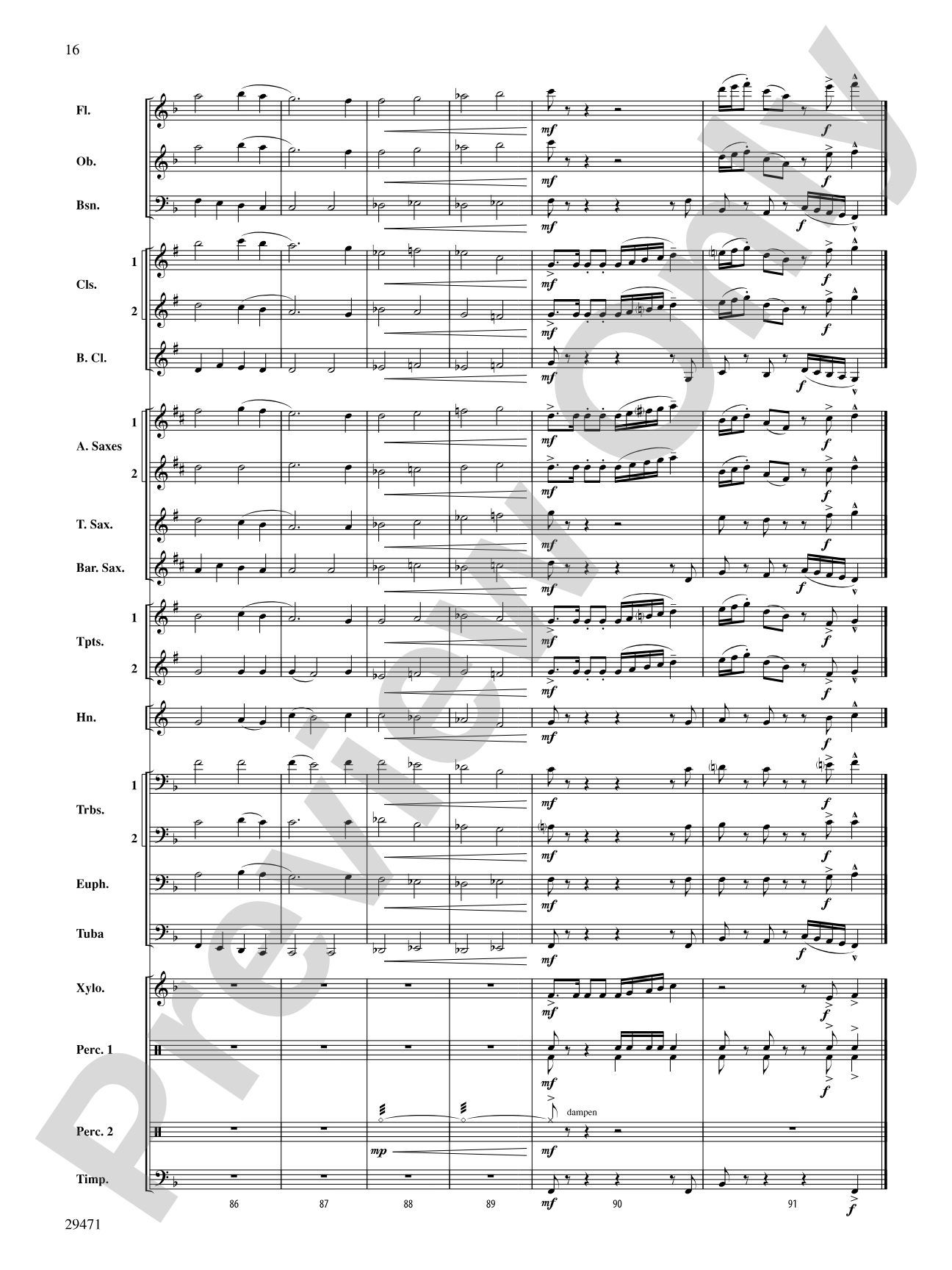 Kensington Square: Concert Band Conductor Score & Parts