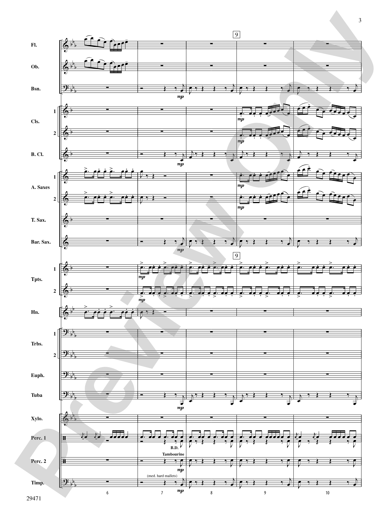 Kensington Square: Concert Band Conductor Score & Parts