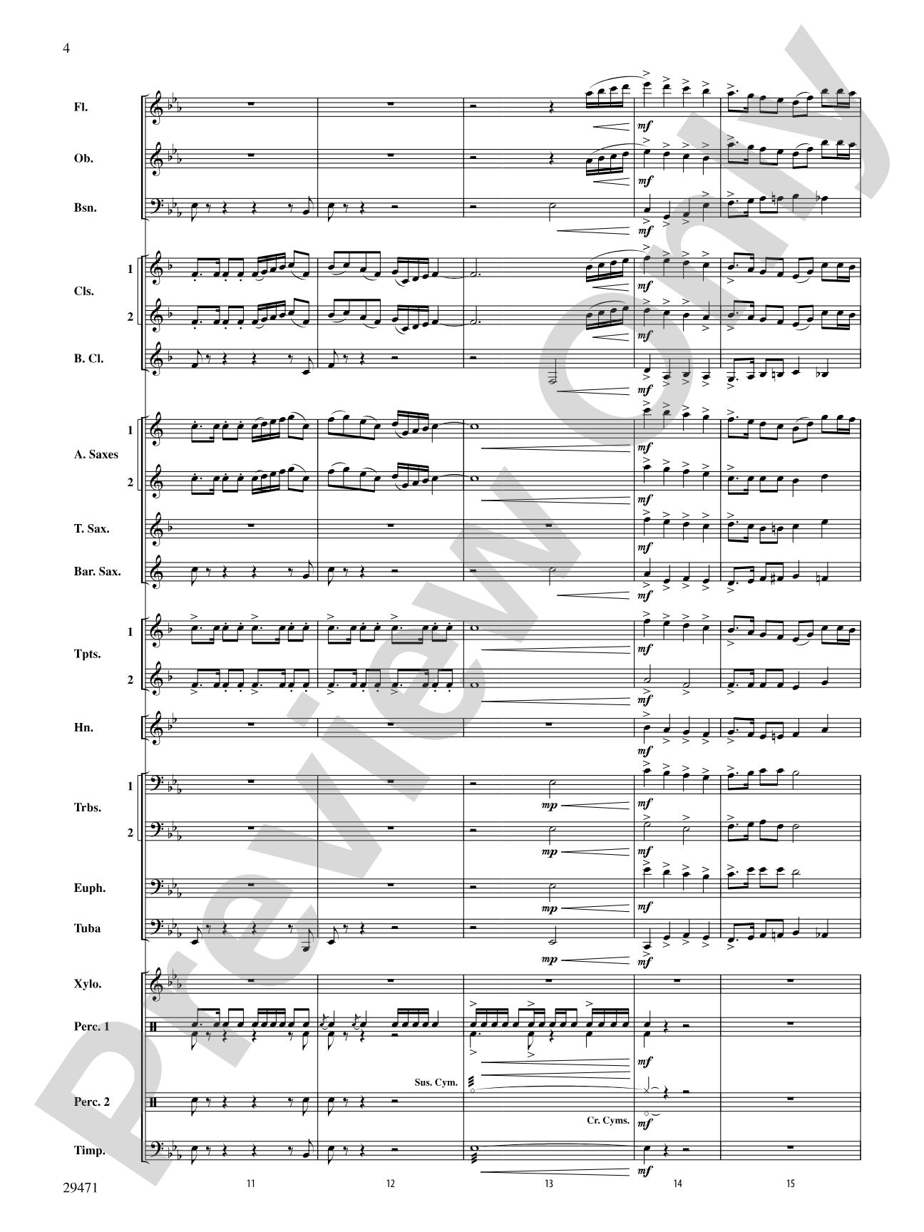 Kensington Square: Concert Band Conductor Score & Parts