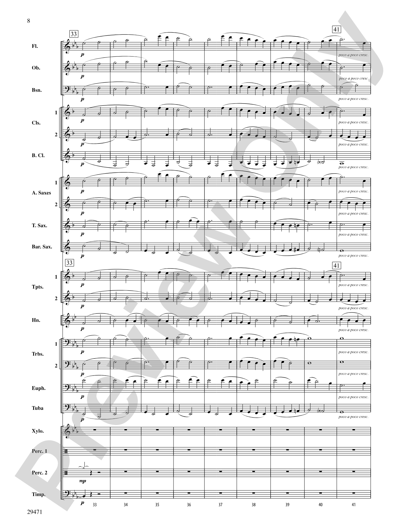 Kensington Square: Concert Band Conductor Score & Parts