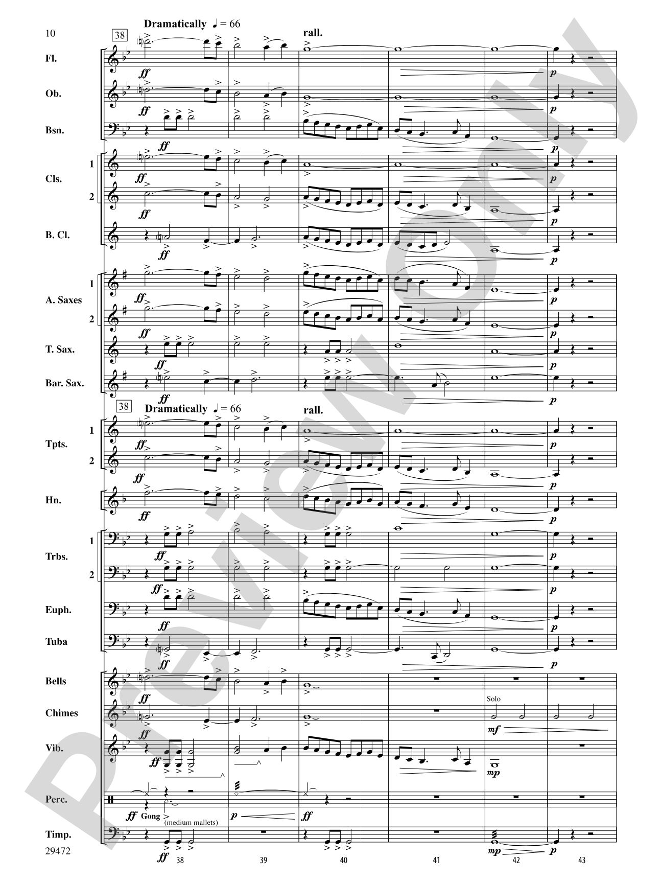 Then I Saw the Lucent Sky: Concert Band Conductor Score & Parts