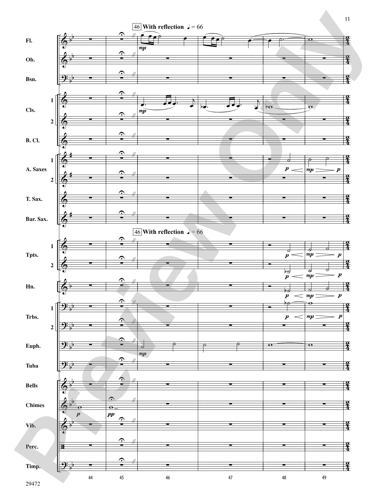Then I Saw the Lucent Sky: Concert Band Conductor Score & Parts